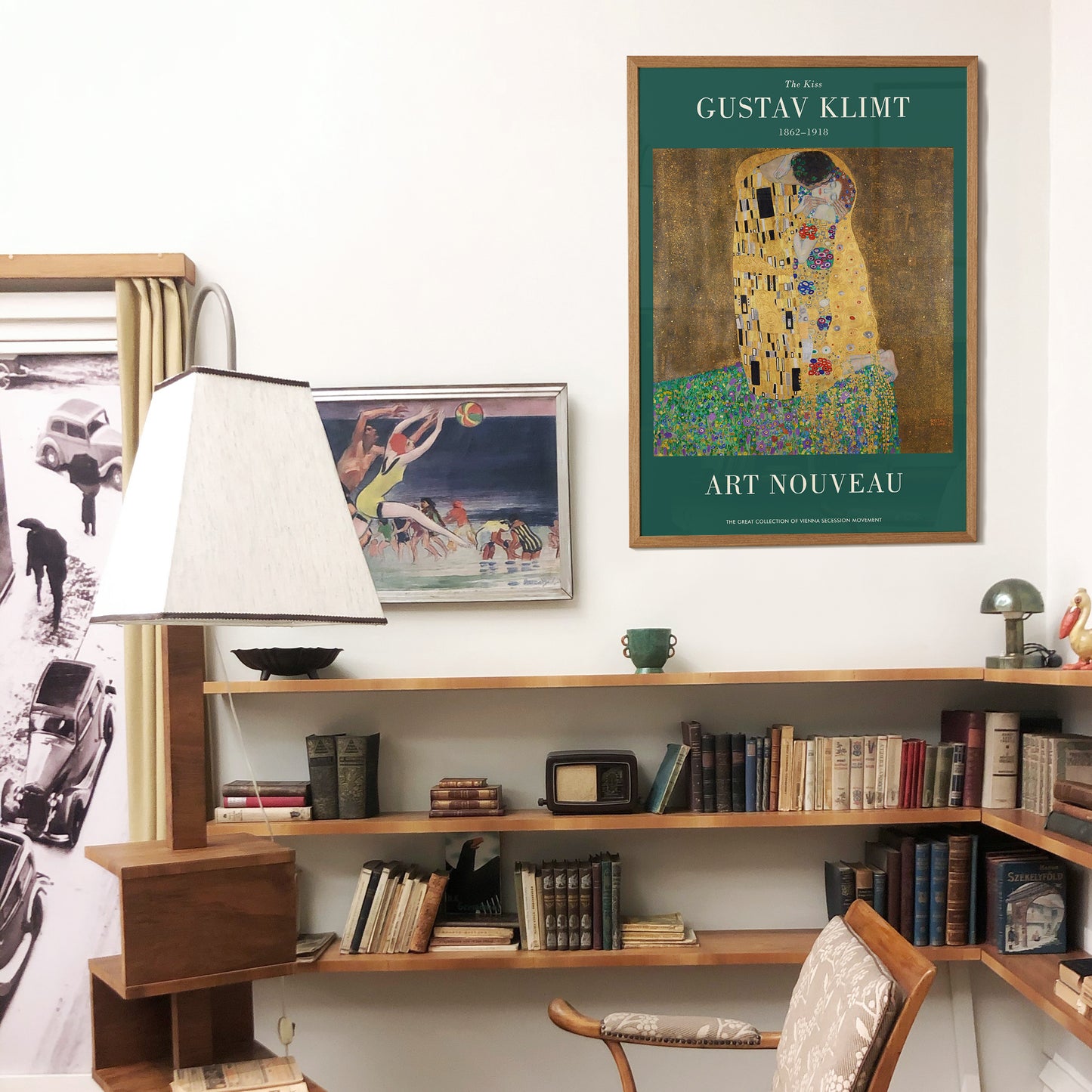 Gustav Klimt, The Kiss Poster