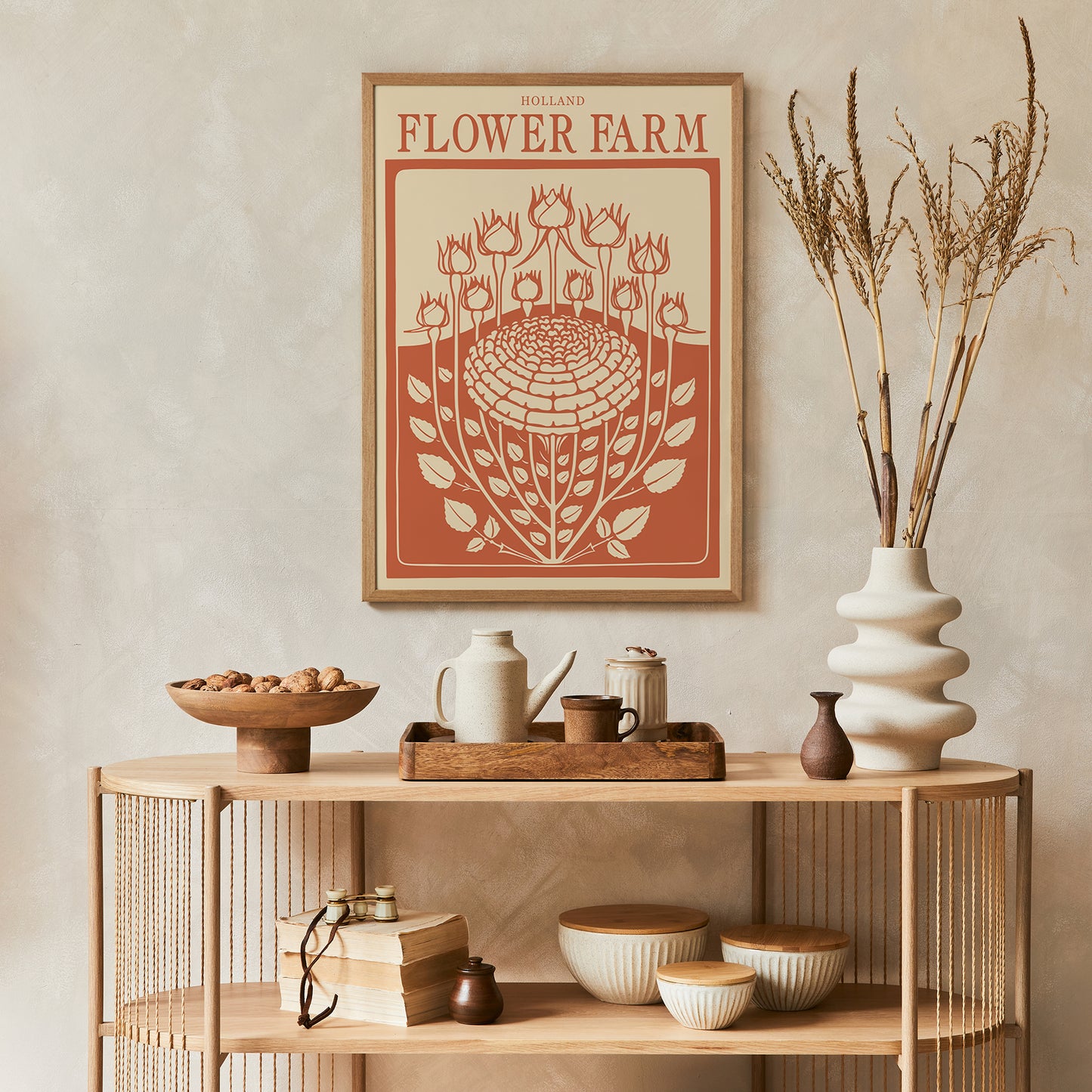 Flower Farm, Holland Poster