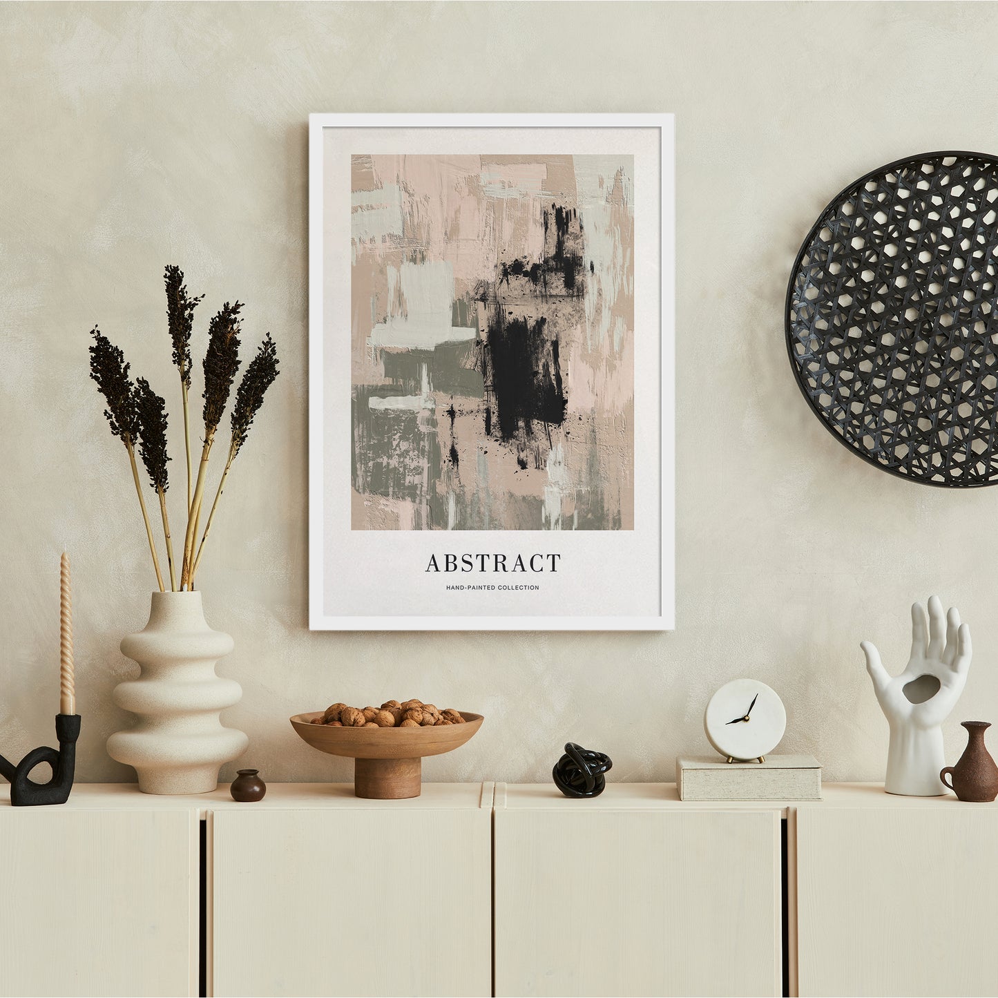 Oil Paintings Abstract Modern Poster