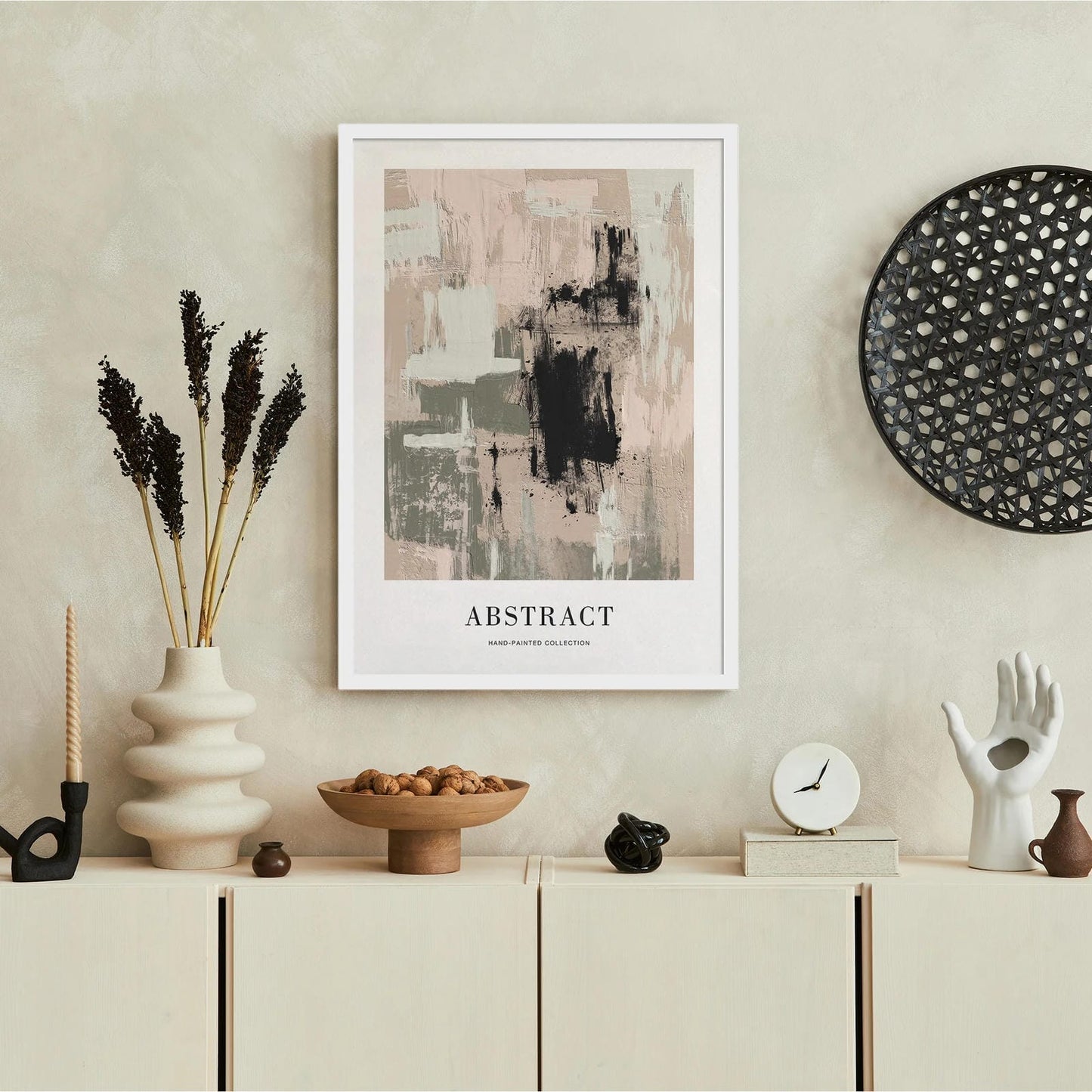 Oil Paintings Abstract Modern Poster