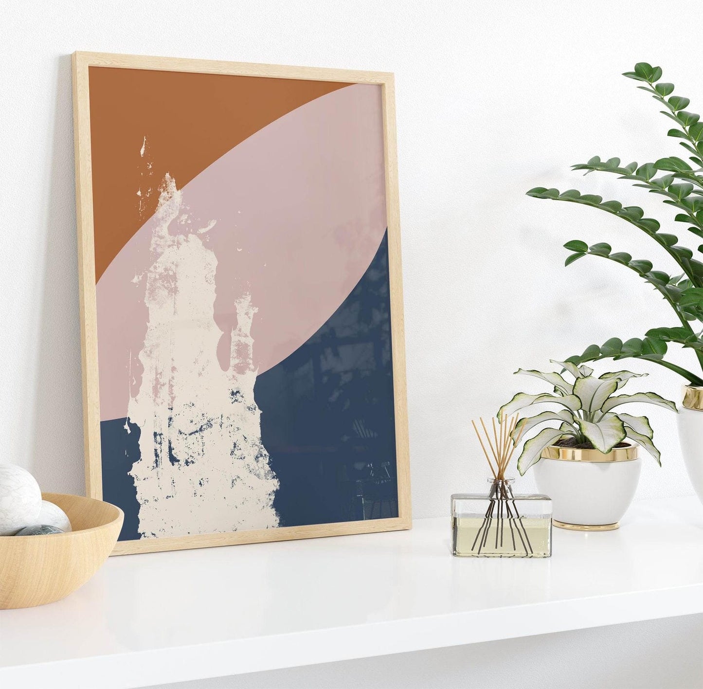 Abstract Neutral Print - HypeSheriff Europe