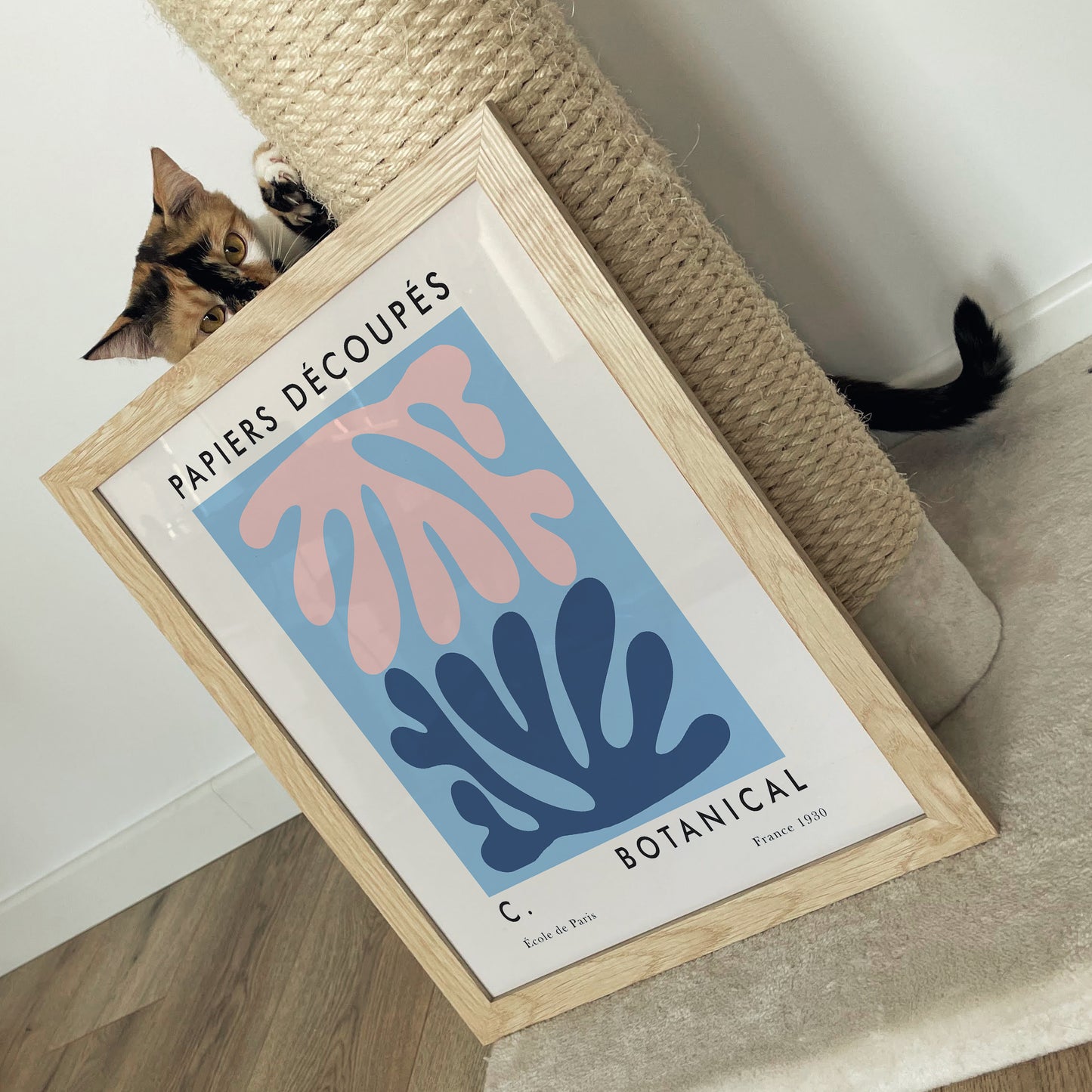 Blue Botanical Poster
