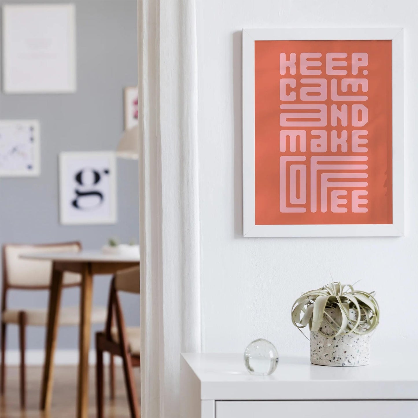 Keep Calm And Make Coffee Print