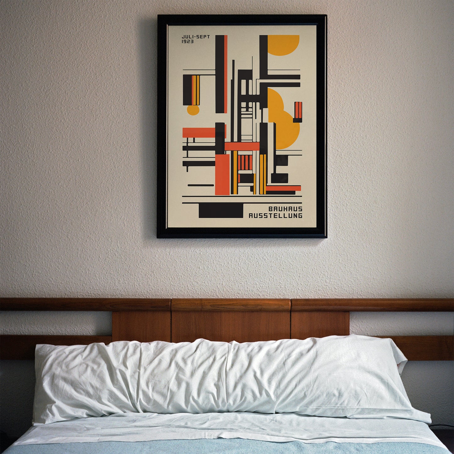 Retro Bauhaus Architecture Poster