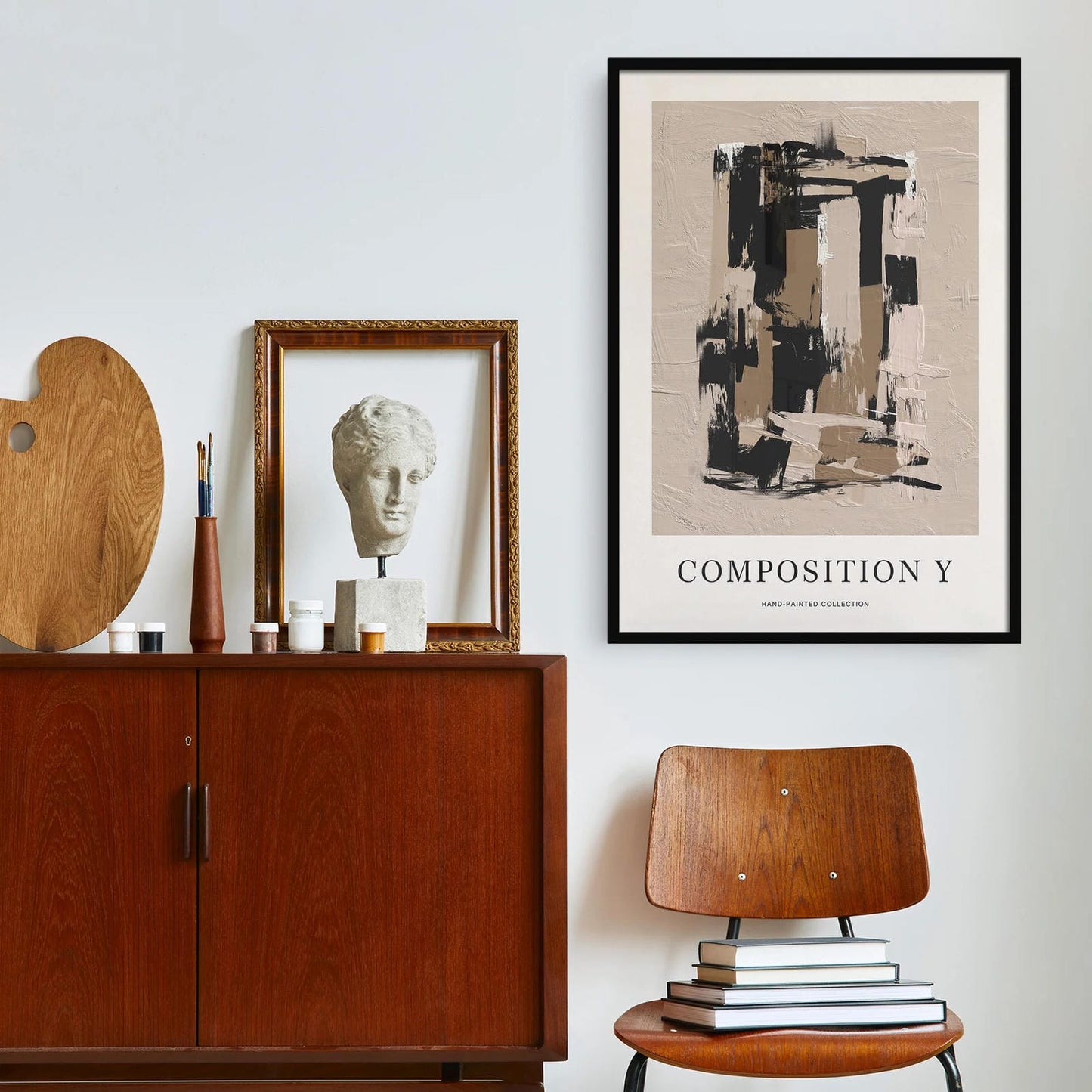 Composition Y Modern Abstract Poster