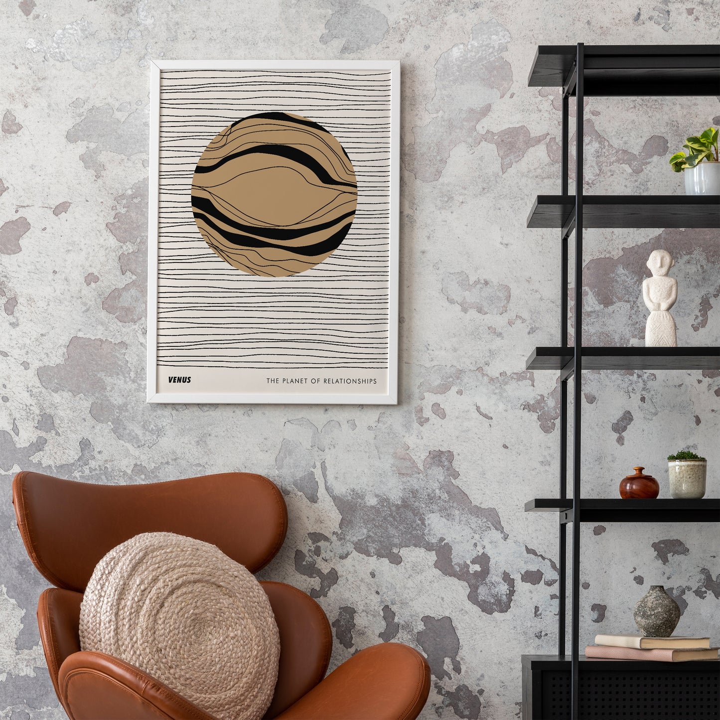 Venus Planet Retro Poster