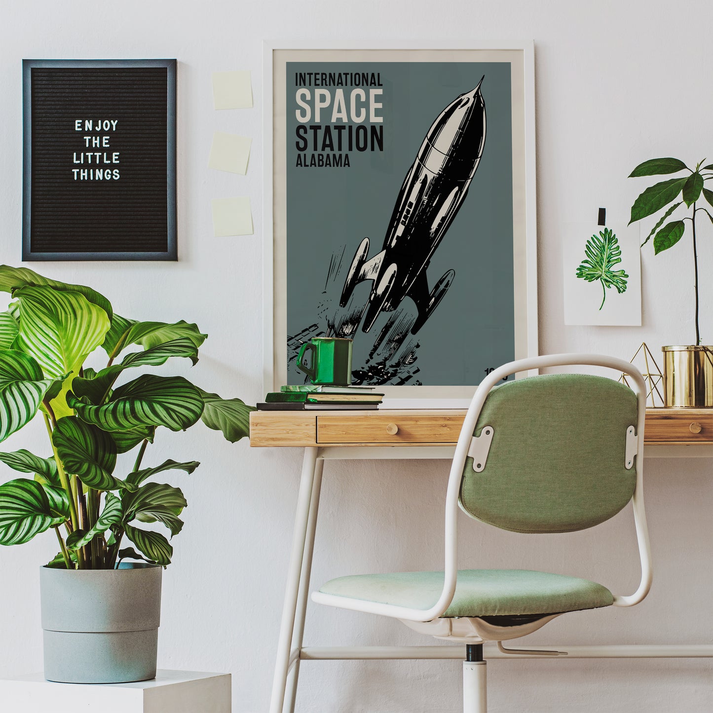 International Space Station Alabama Poster