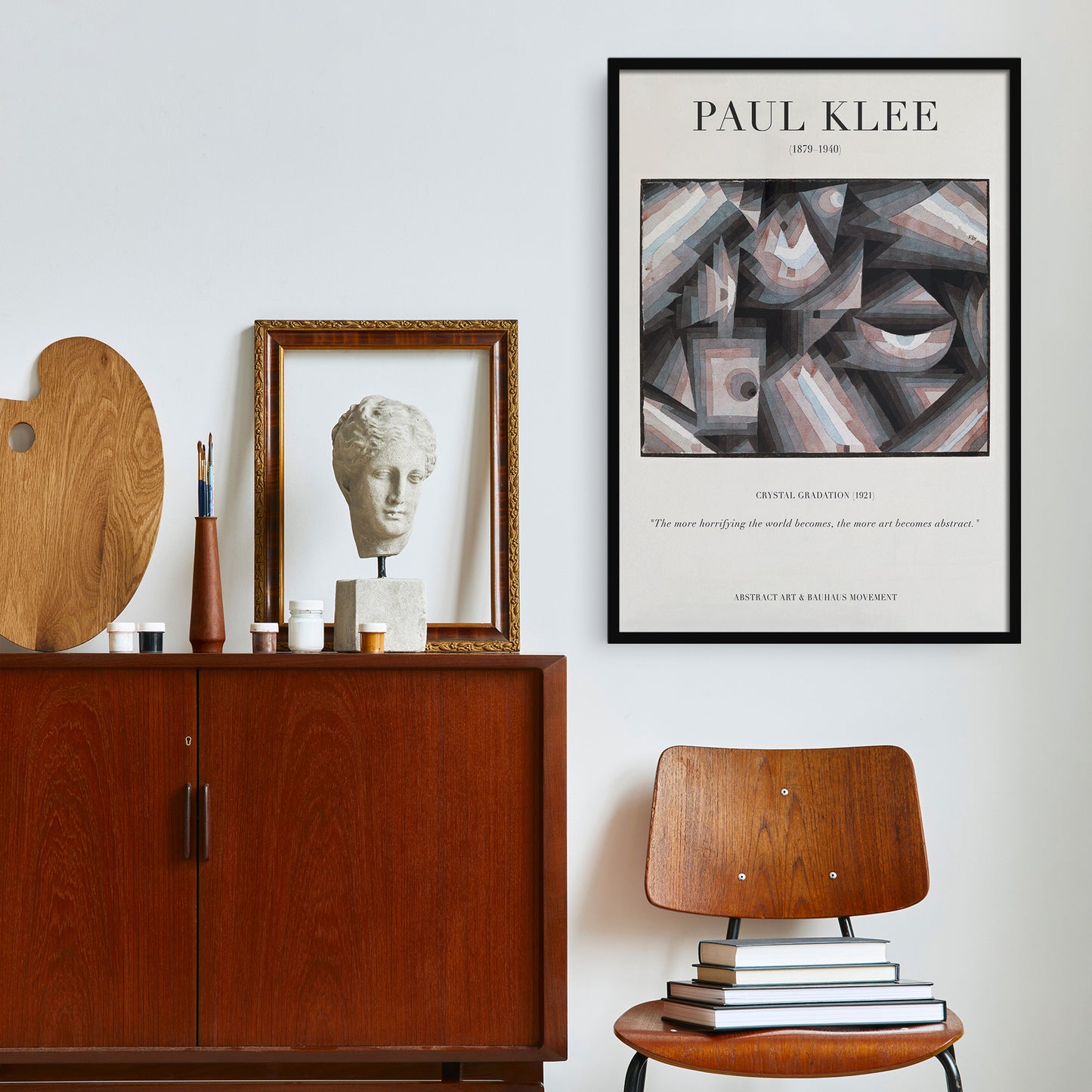 P. Klee, Crystal Gradation (1921) Poster