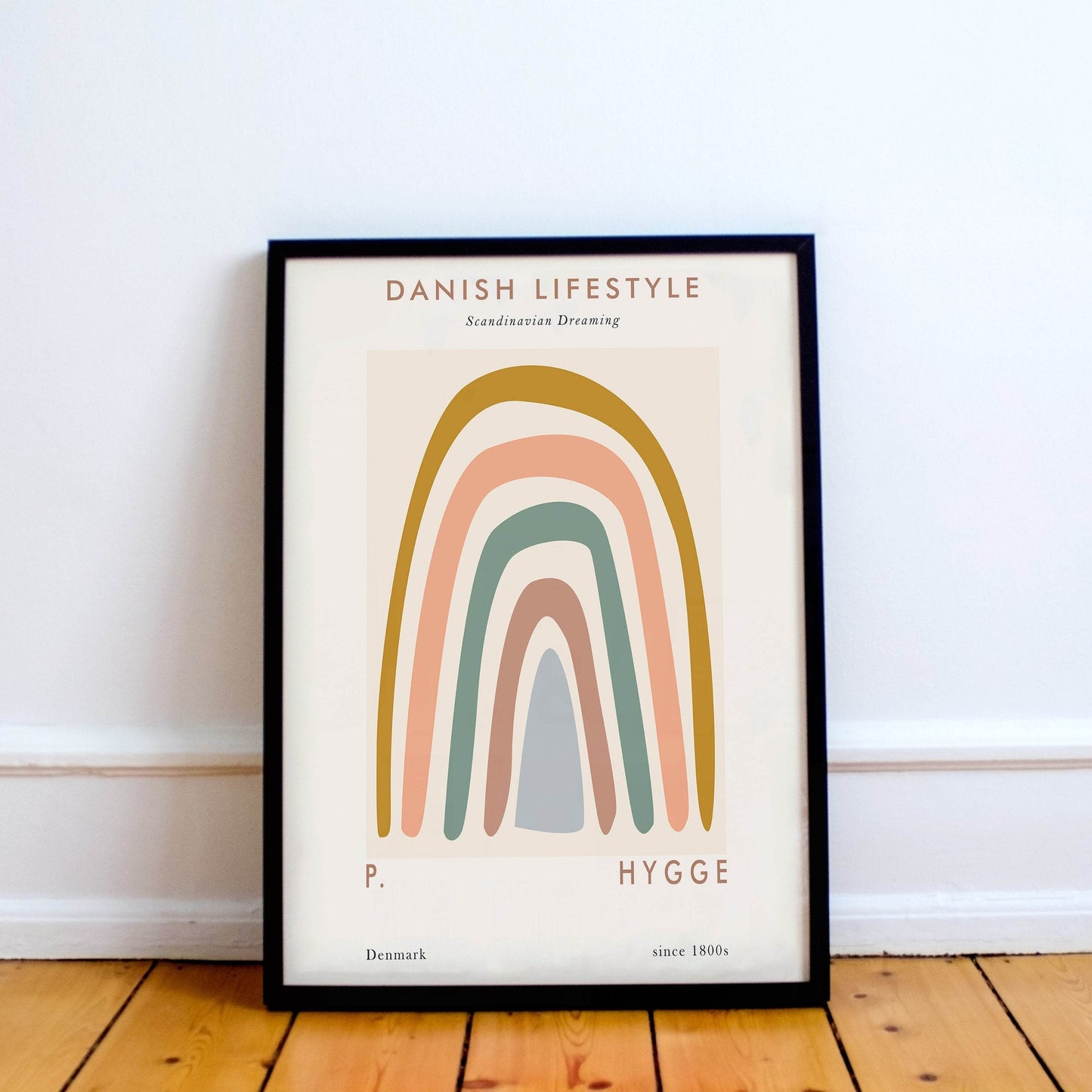 Hygge Rainbow Poster - HypeSheriff Europe