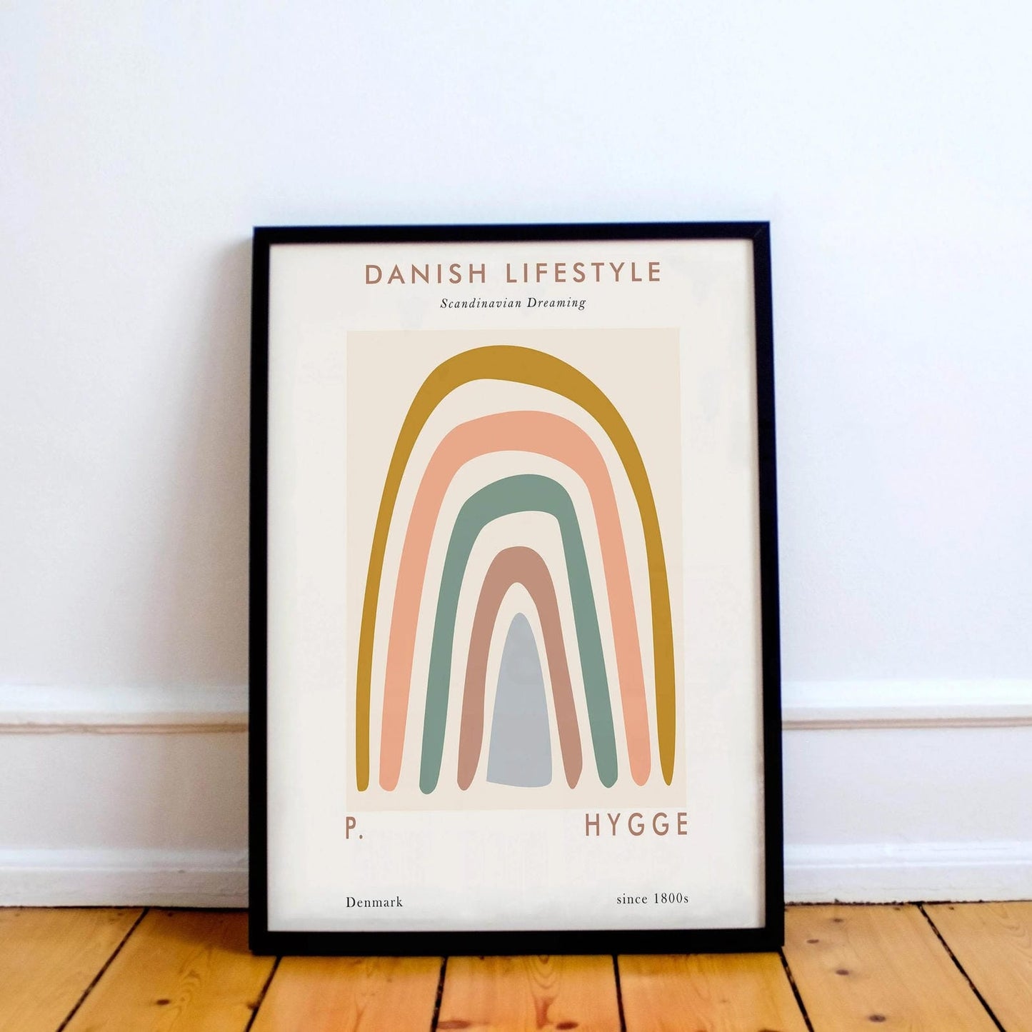 Hygge Rainbow Poster - HypeSheriff Europe