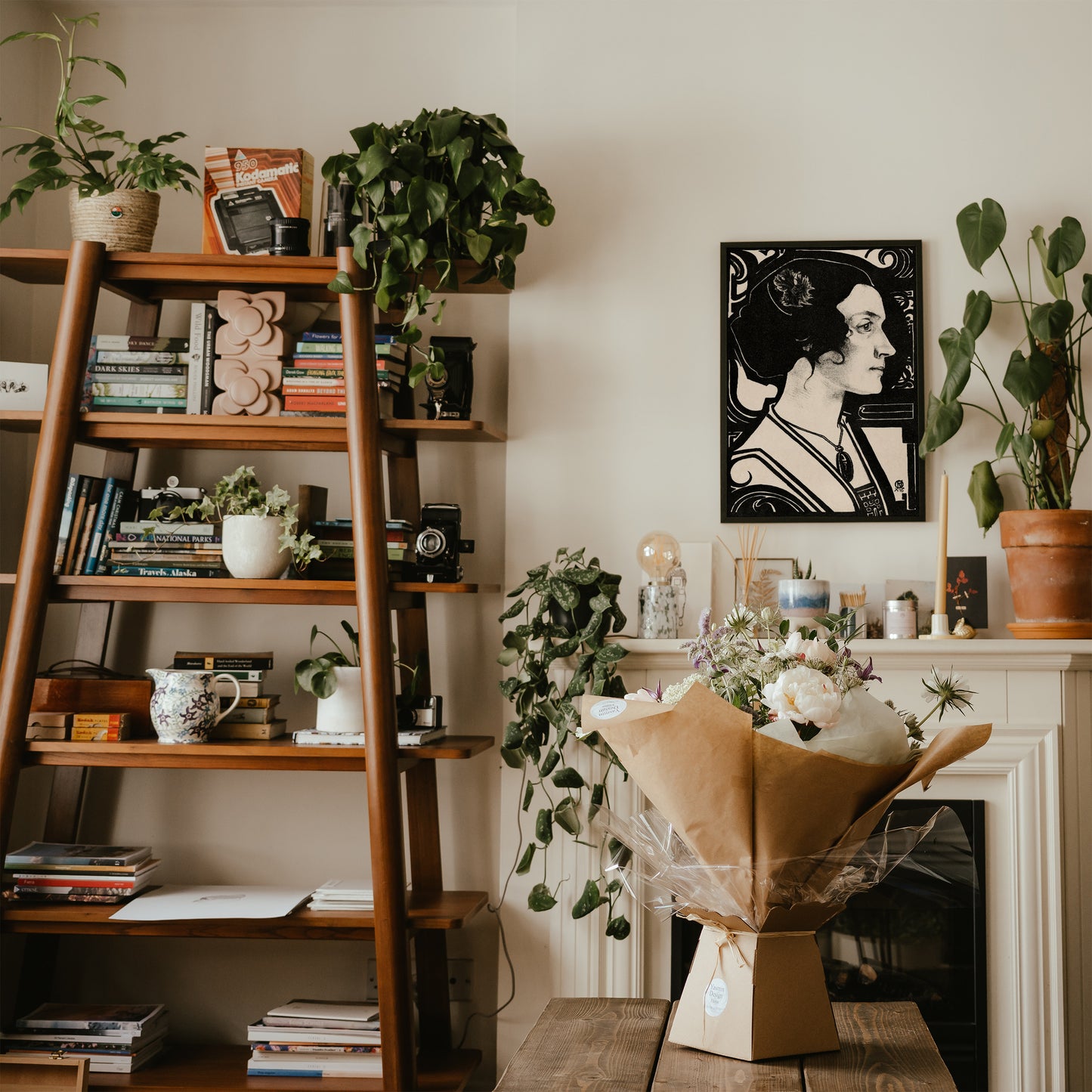 Vintage Woman Portrait Poster