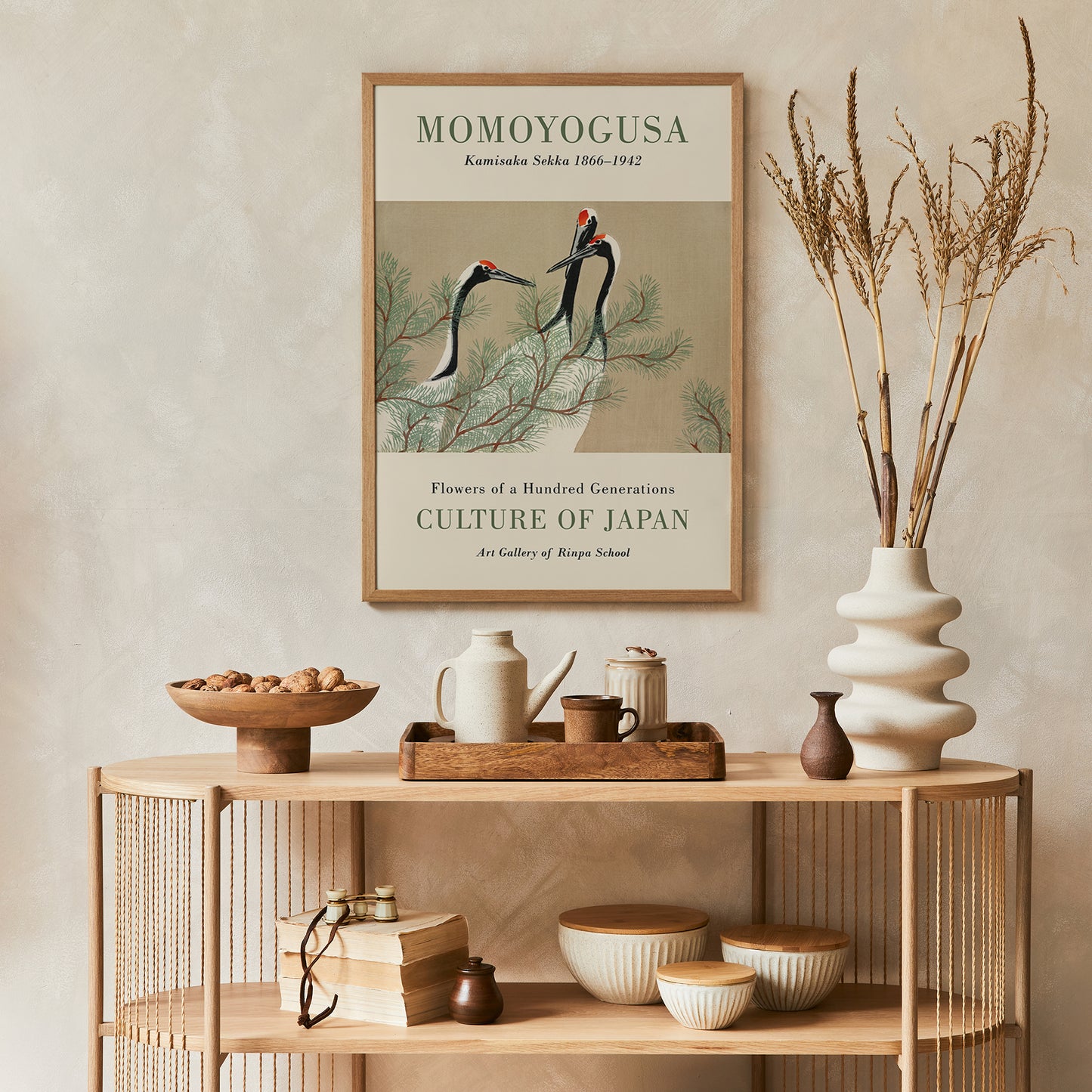 Cranes, K. Sekka Poster