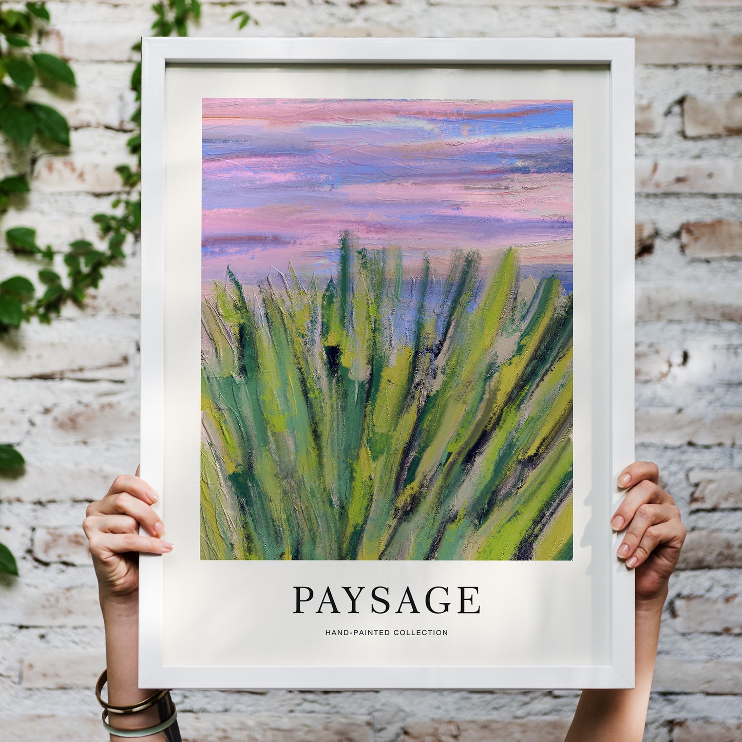 Rural Landscape Painted Poster