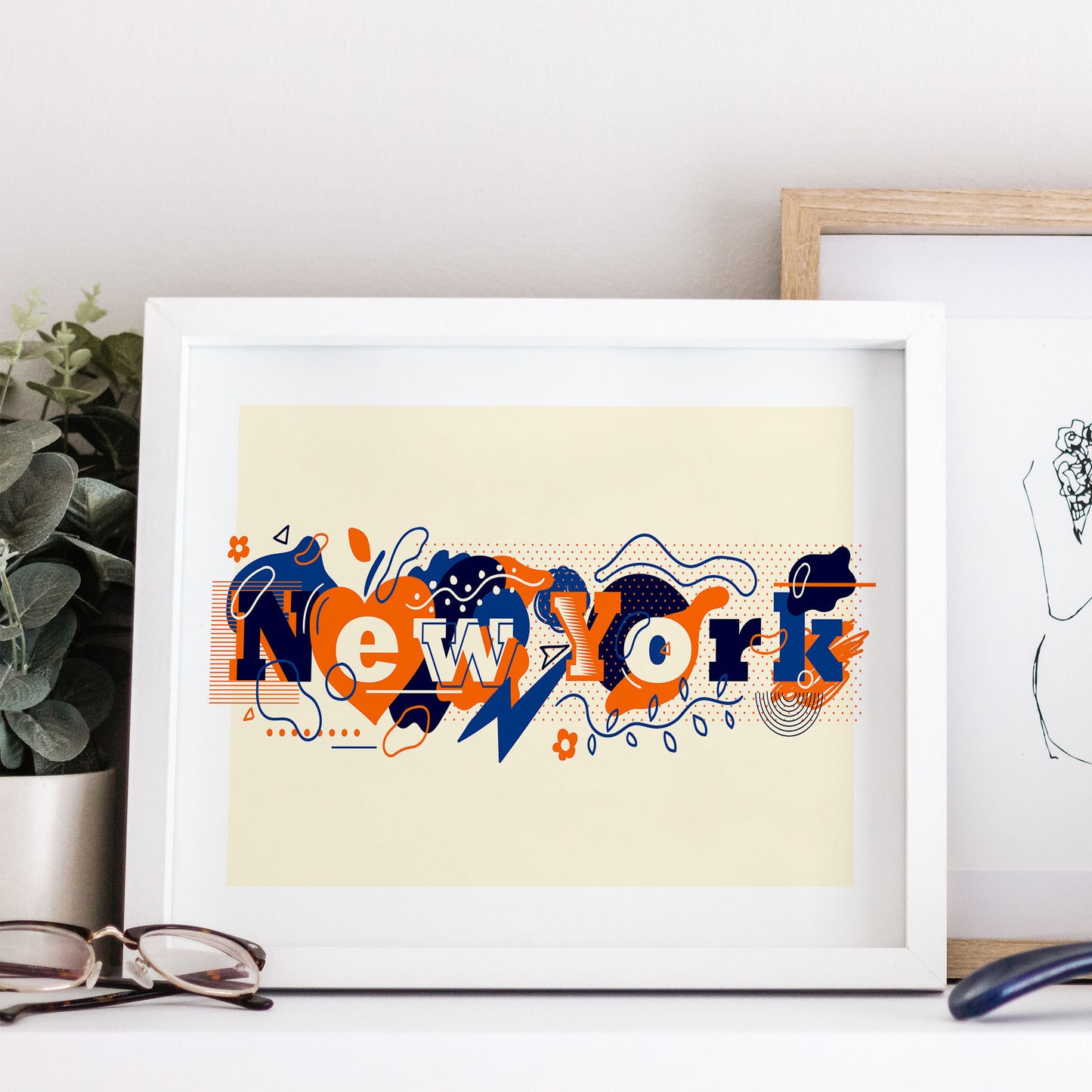 Mid Century New York Print