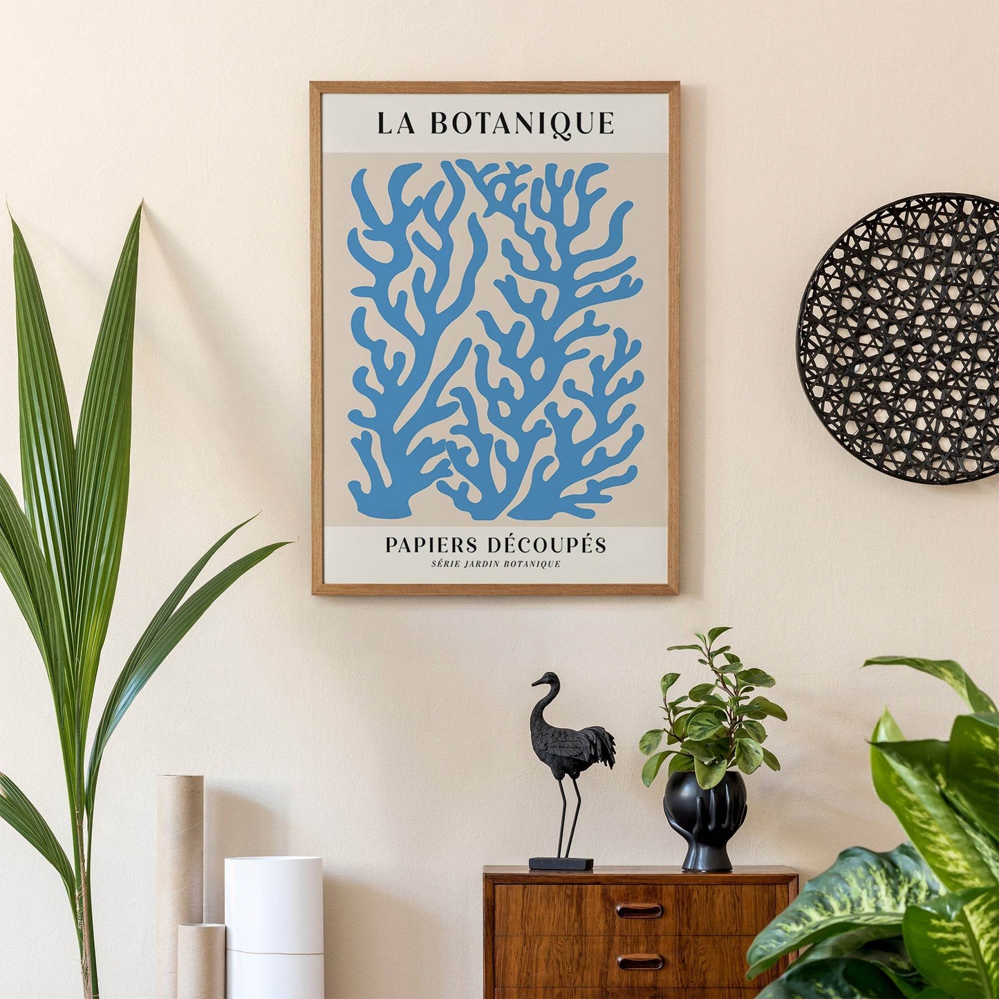 Blue Coral Botanique Poster - HypeSheriff Europe
