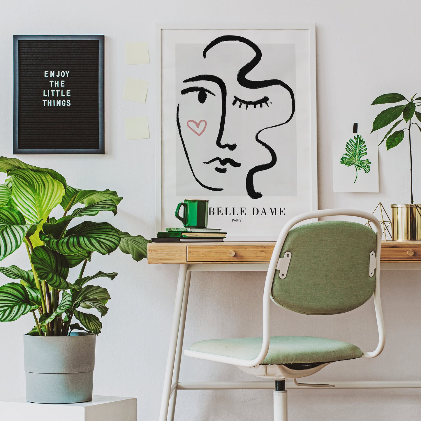 La Belle Dame, Paris Woman Poster