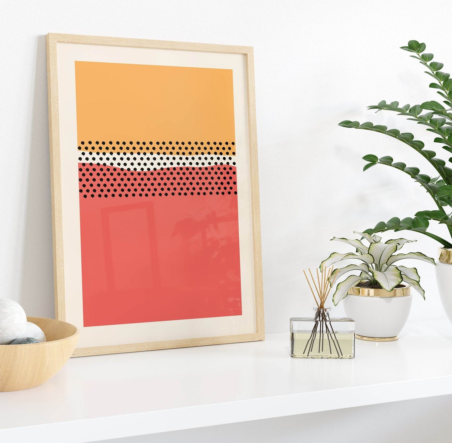 Sunny Abstract Wall Print - HypeSheriff Europe