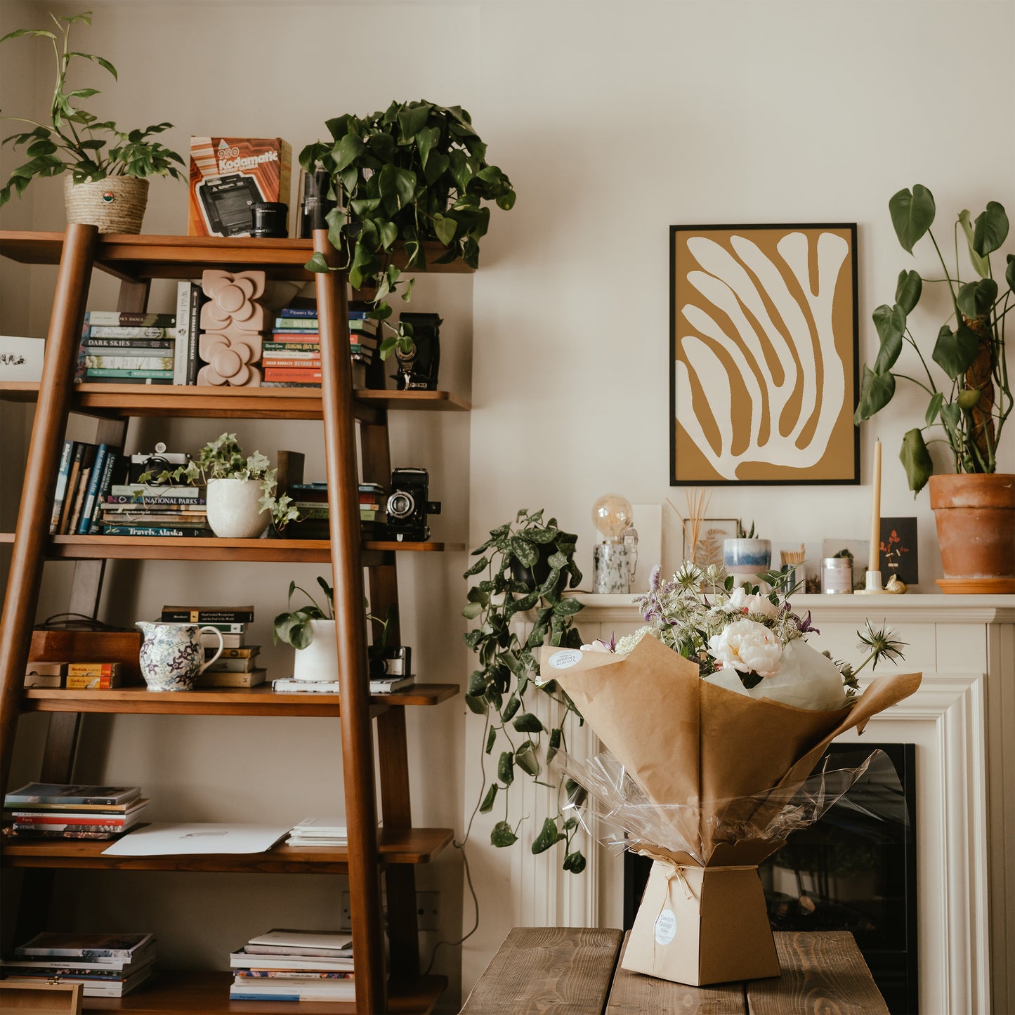 Paper Leaf Cut-Outs Poster