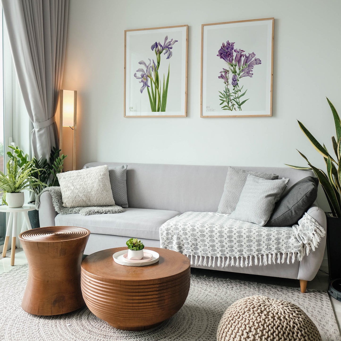 Set of 2 Mary Vaux Walcott Floral Posters