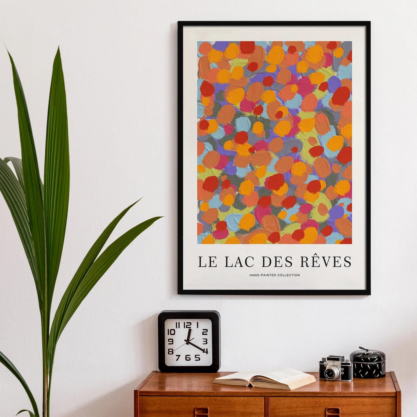 Lake of Dreams Colorful Painted Poster