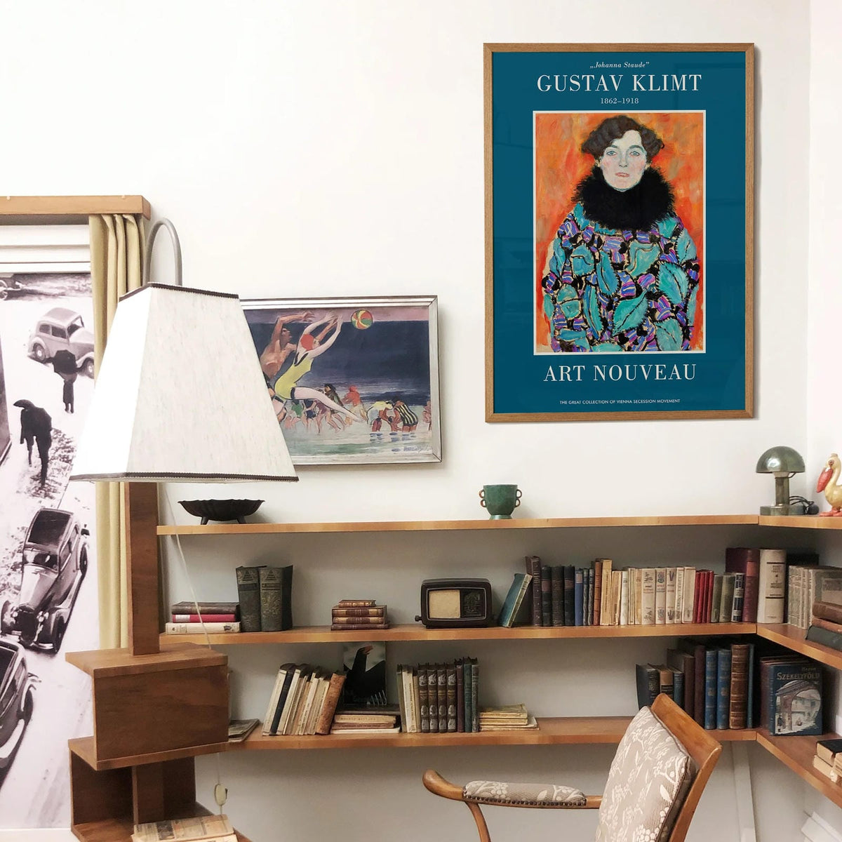 G. Klimt, Johanna Staude Poster
