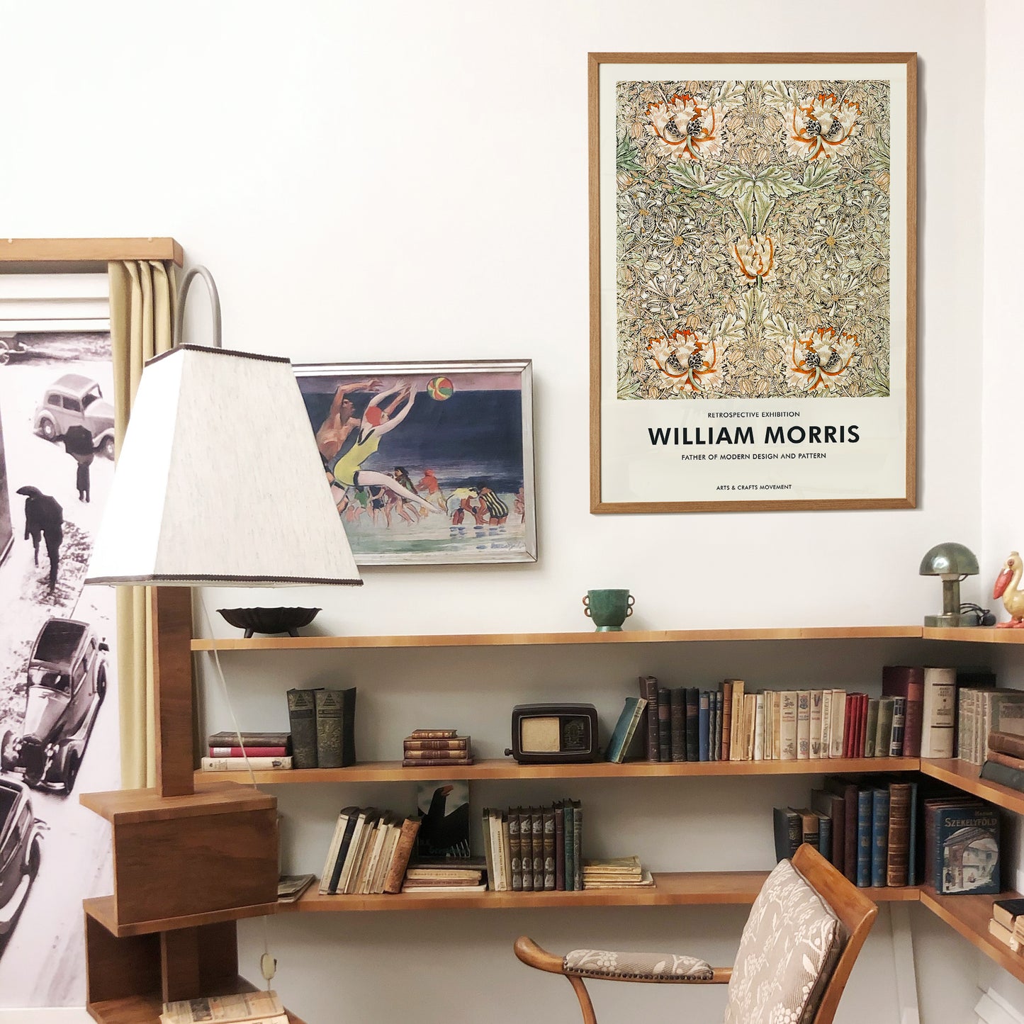 W. Morris, Retrospective Exhibition Poster