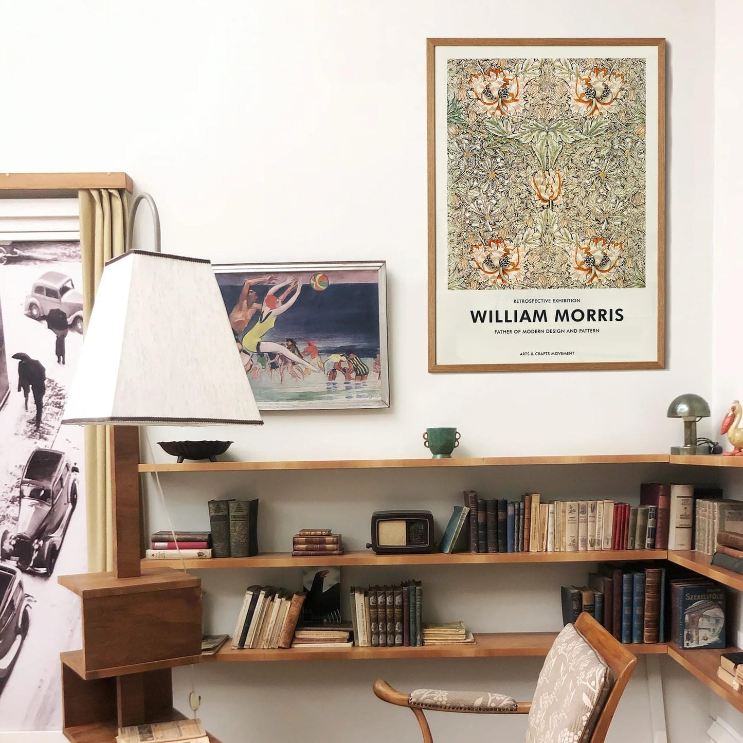 W. Morris, Retrospective Exhibition Poster