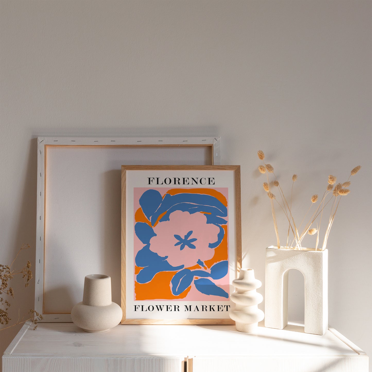 Florence Flower Market Poster