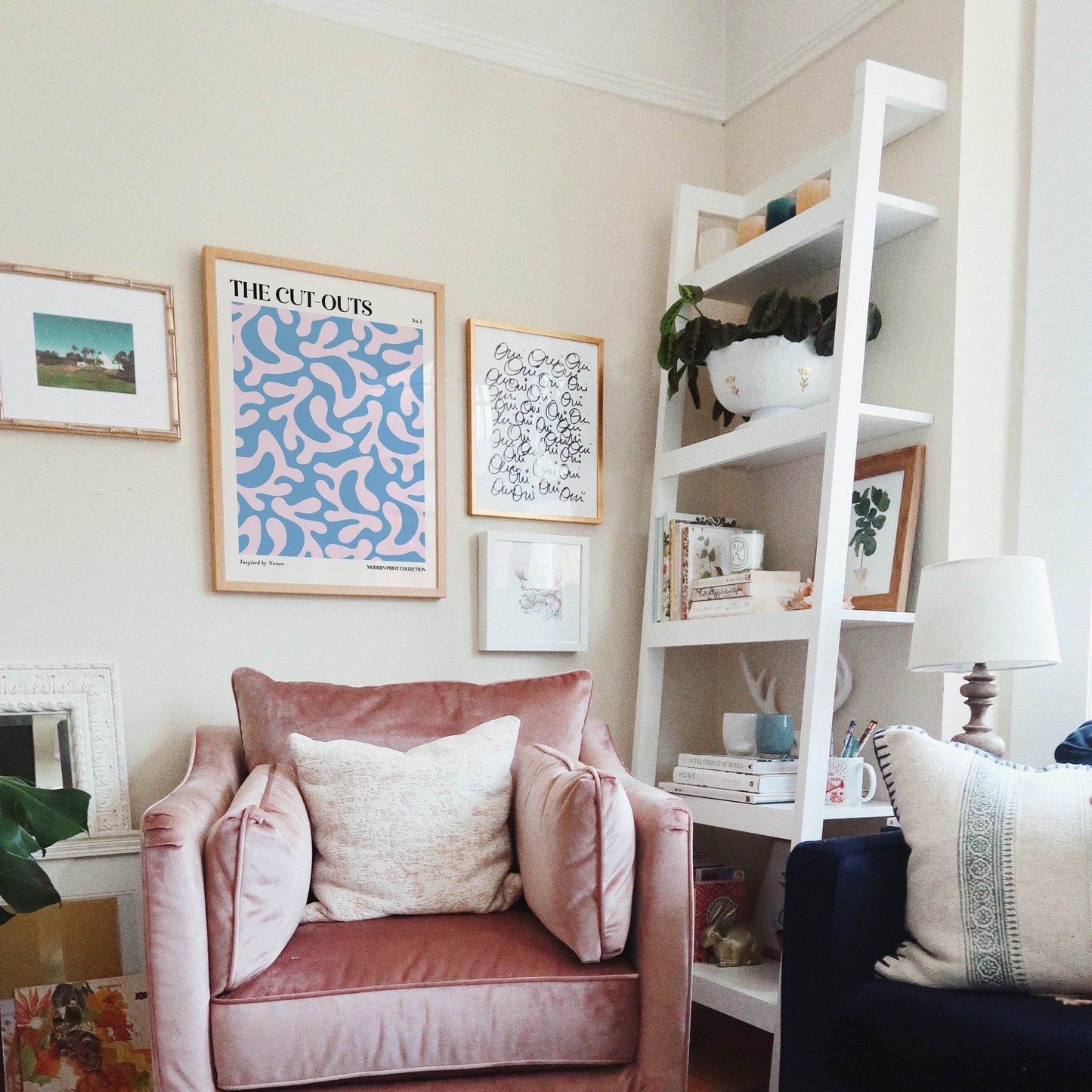 The Cut Outs Pastel Colors Art Print - HypeSheriff Europe