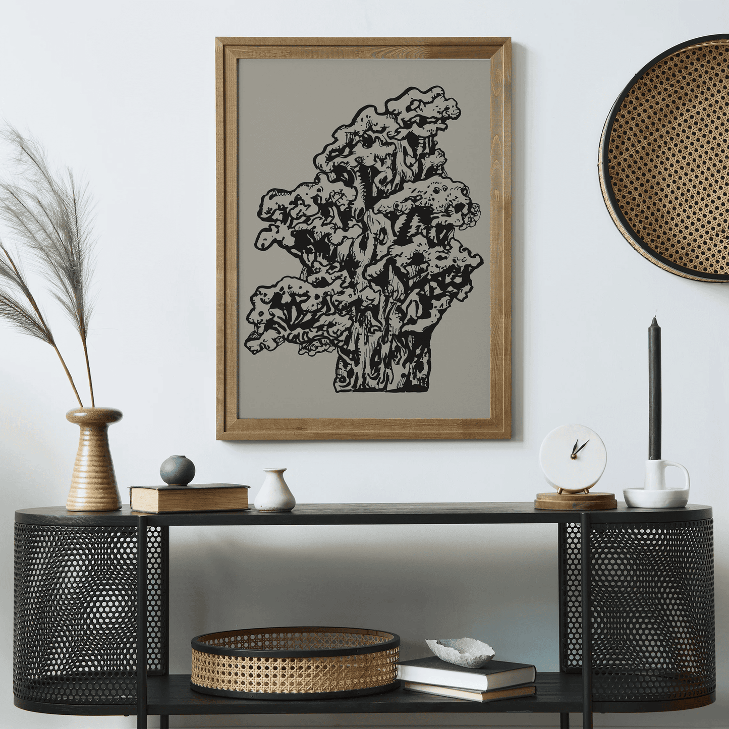 Handdrawn Volcano Poster - HypeSheriff Europe