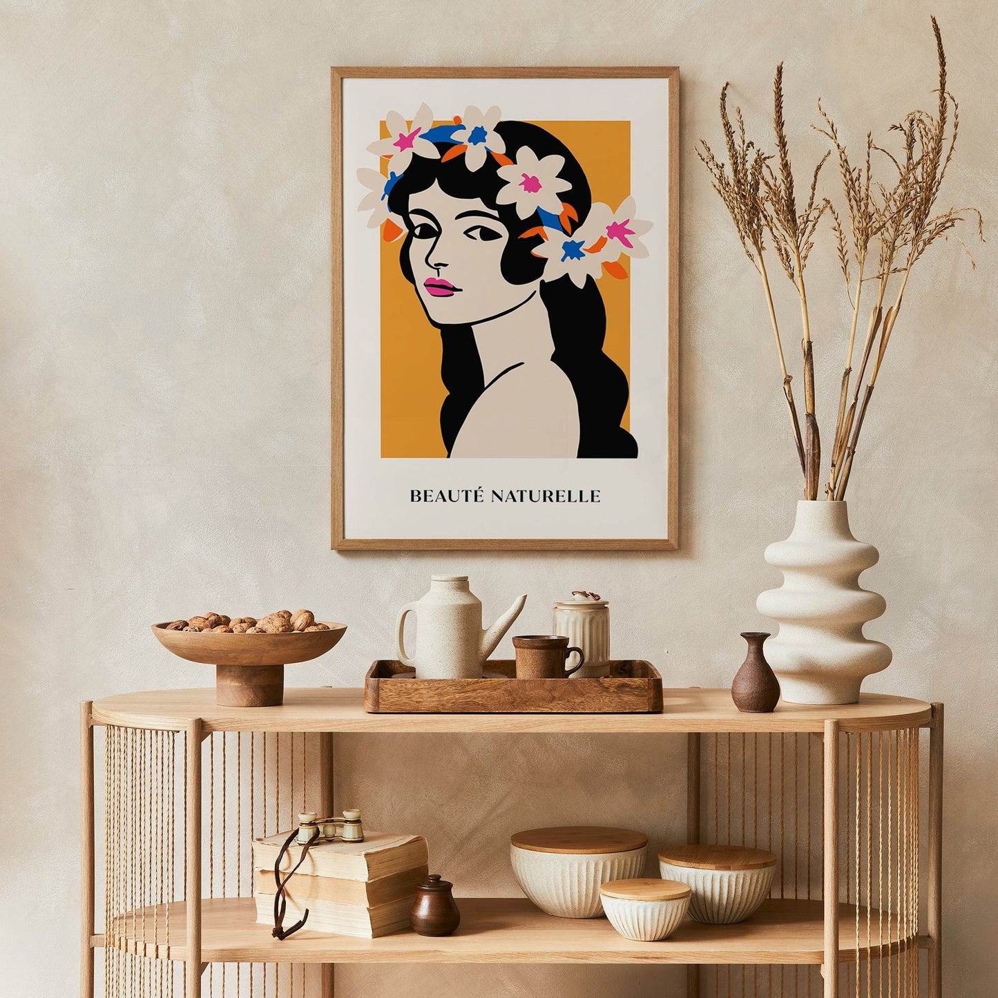 Beaute Naturelle Girl Poster - HypeSheriff Europe