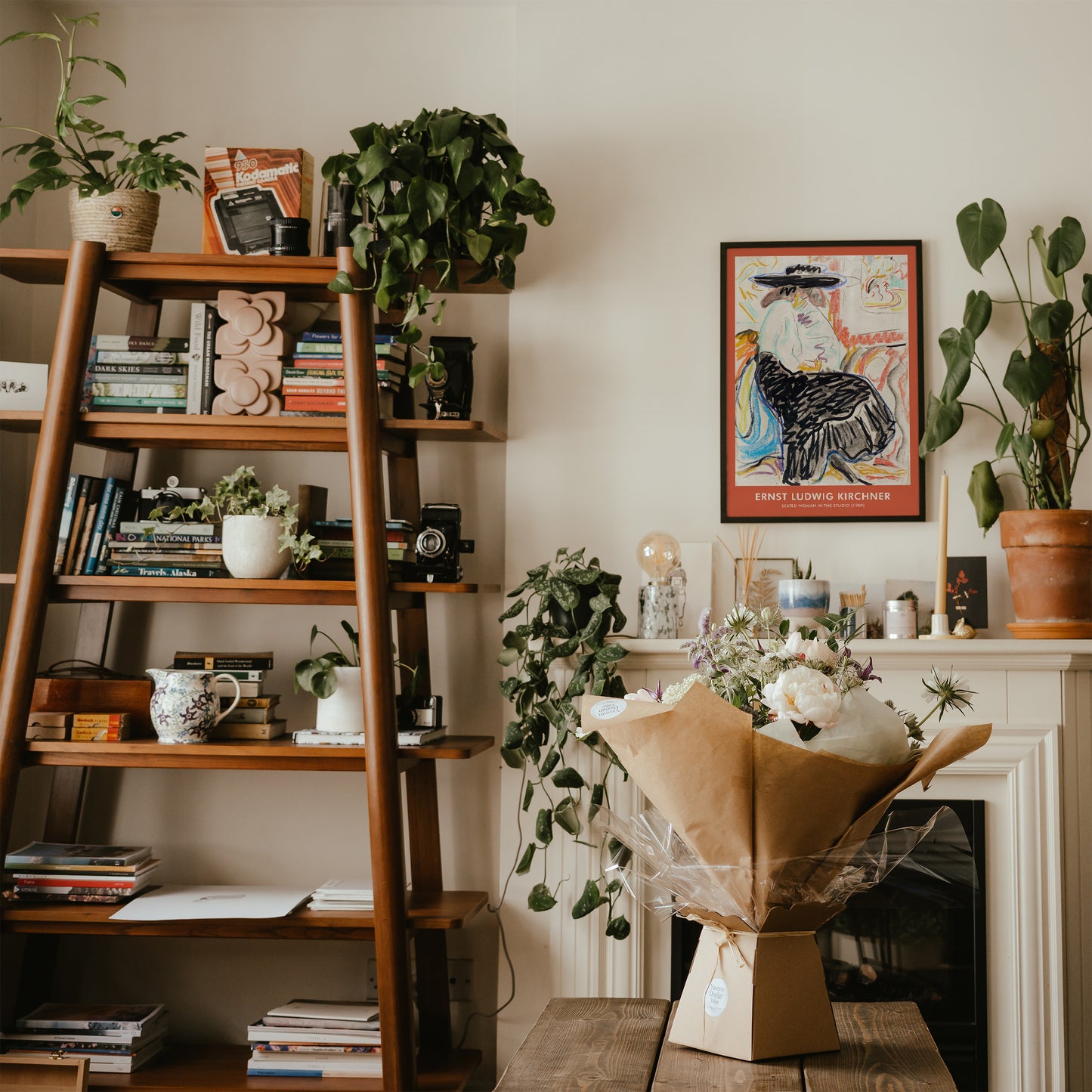 E.L.Kirchner, Woman in the Studio 1909 Poster