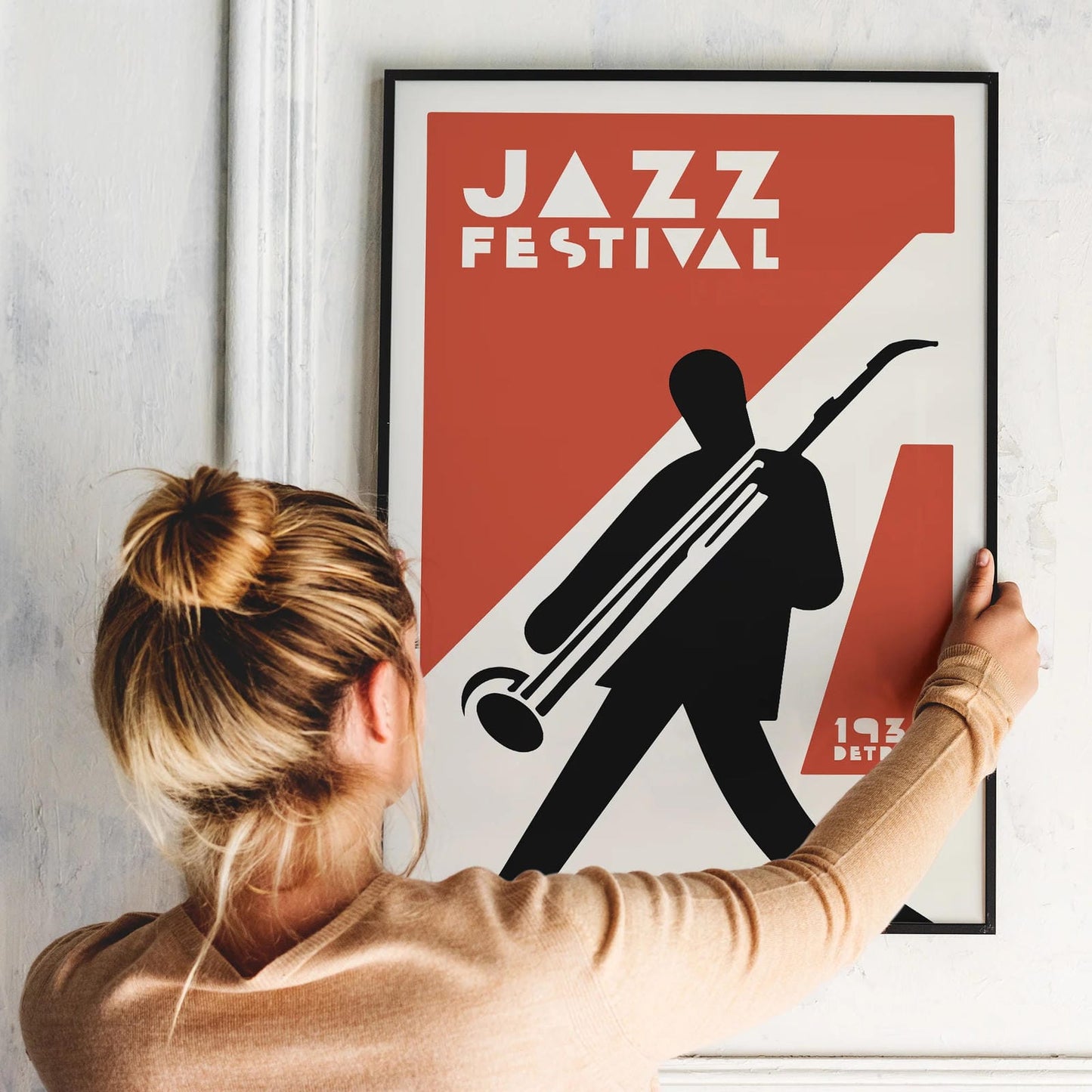 Jazz Festival Detroit 1936 Poster