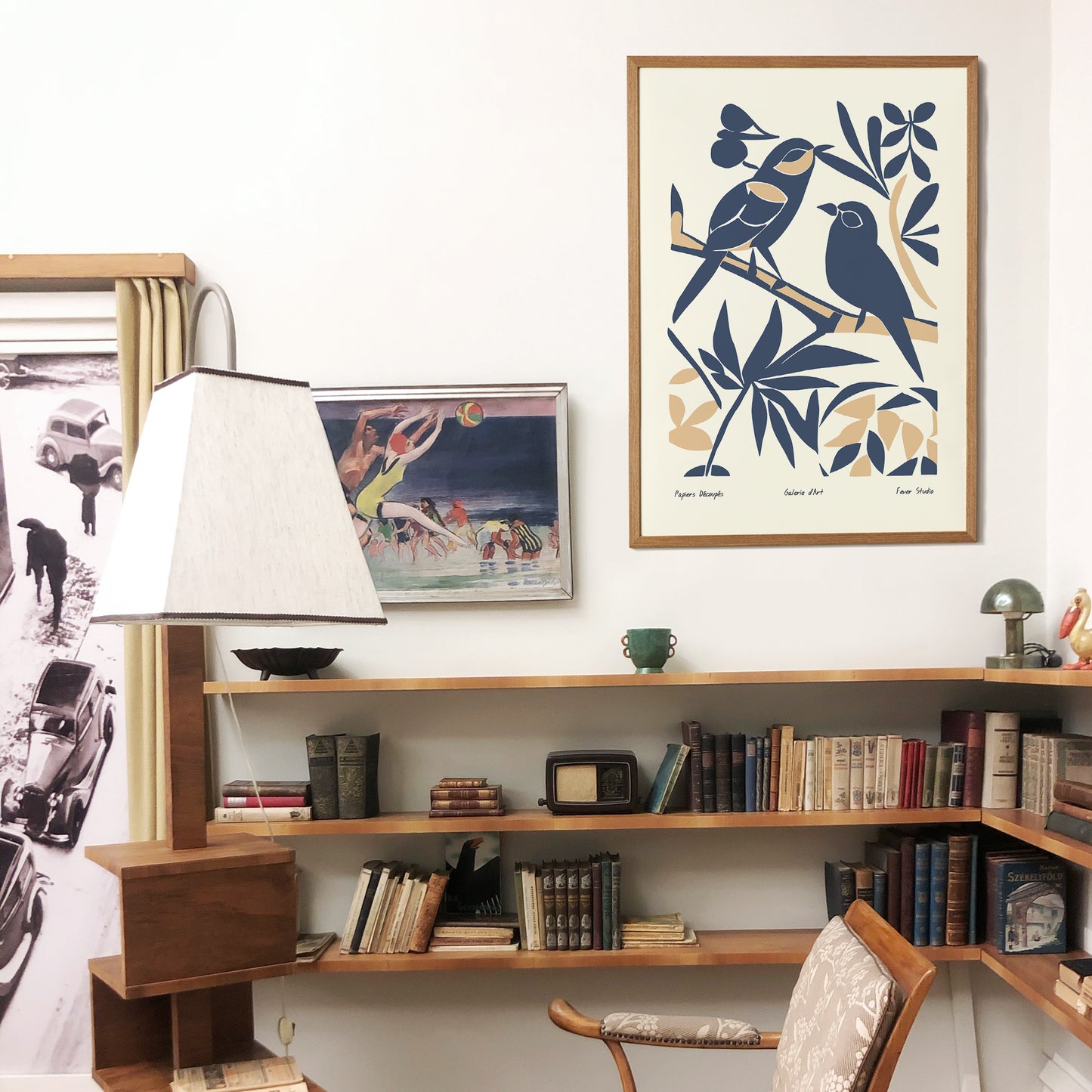 Birds on Tree Art Print