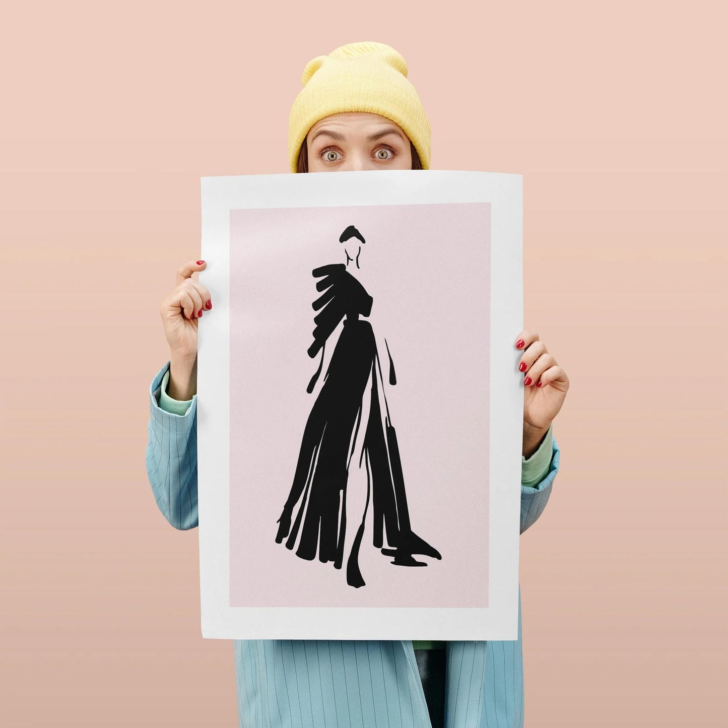 Black Ink Fashion Poster