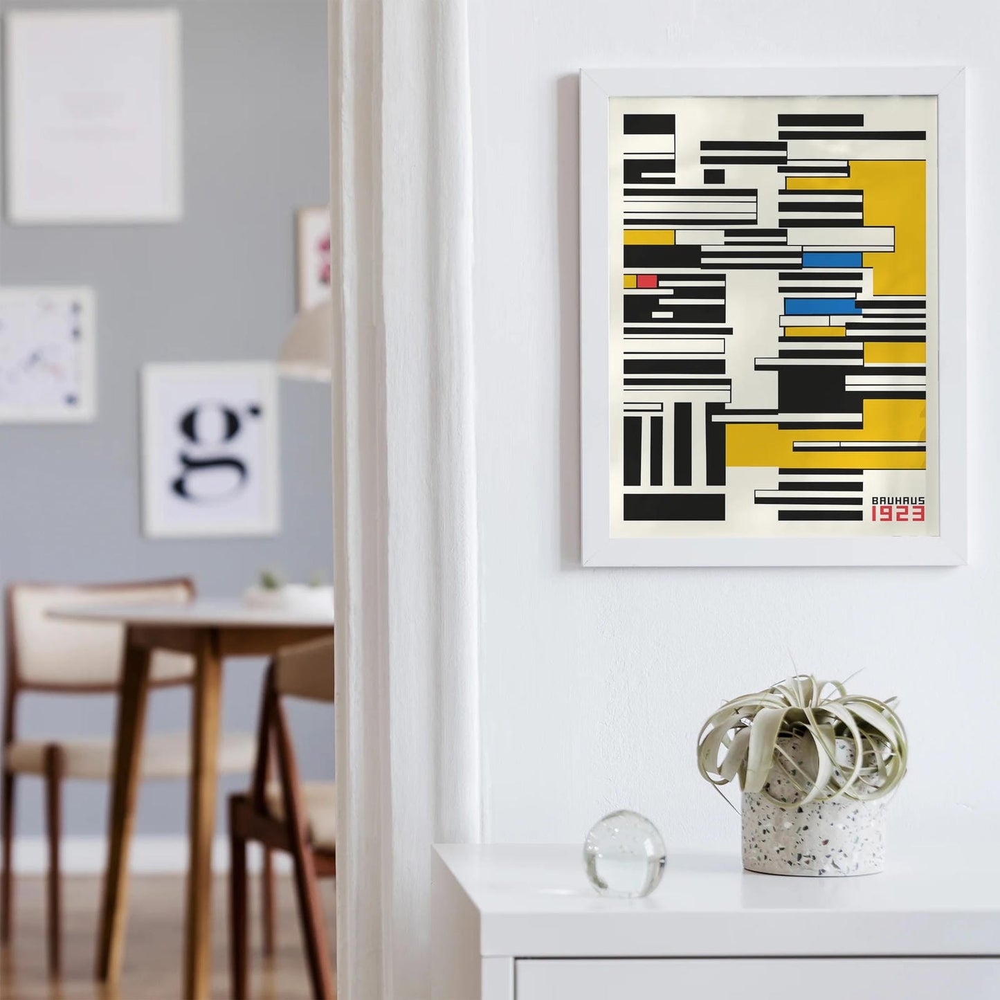 Modern Bauhaus Architecture Poster