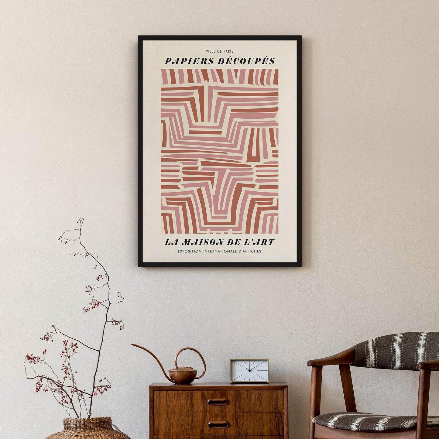 Abstract Papiers Decoupes Poster - HypeSheriff Europe
