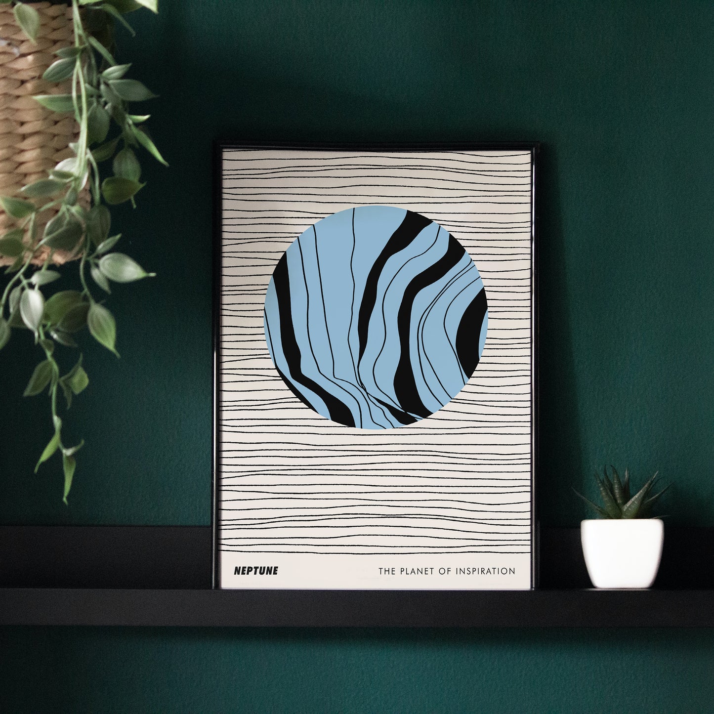 Neptune The Planet Of Inspiration Poster