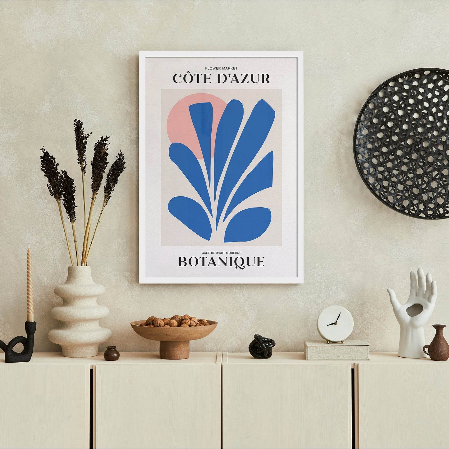 Blue Leaf Botanique Poster - HypeSheriff Europe