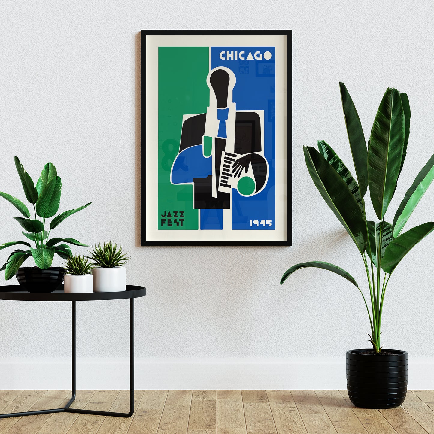 Chicago Jazz Fest 1945 Poster