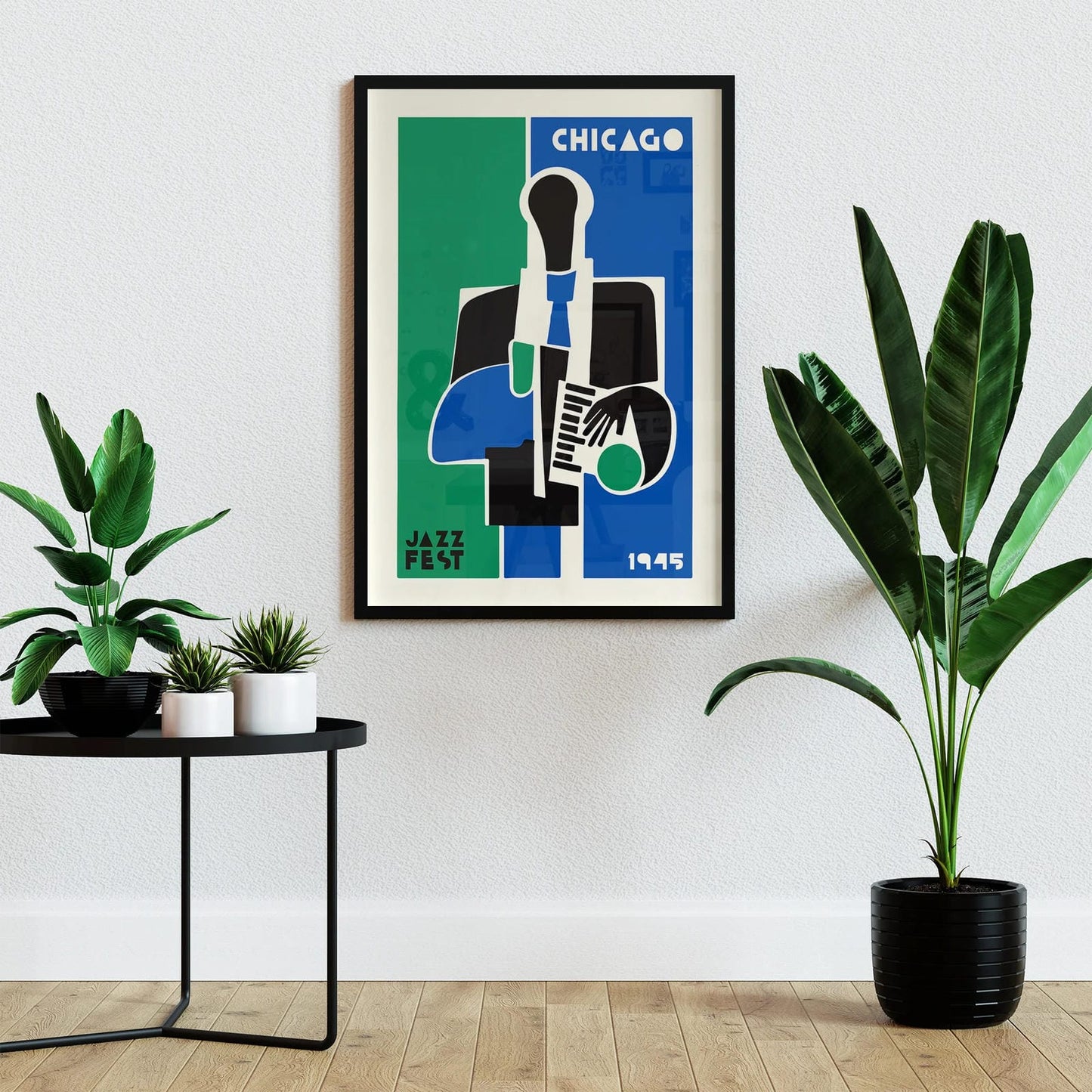 Chicago Jazz Fest 1945 Poster