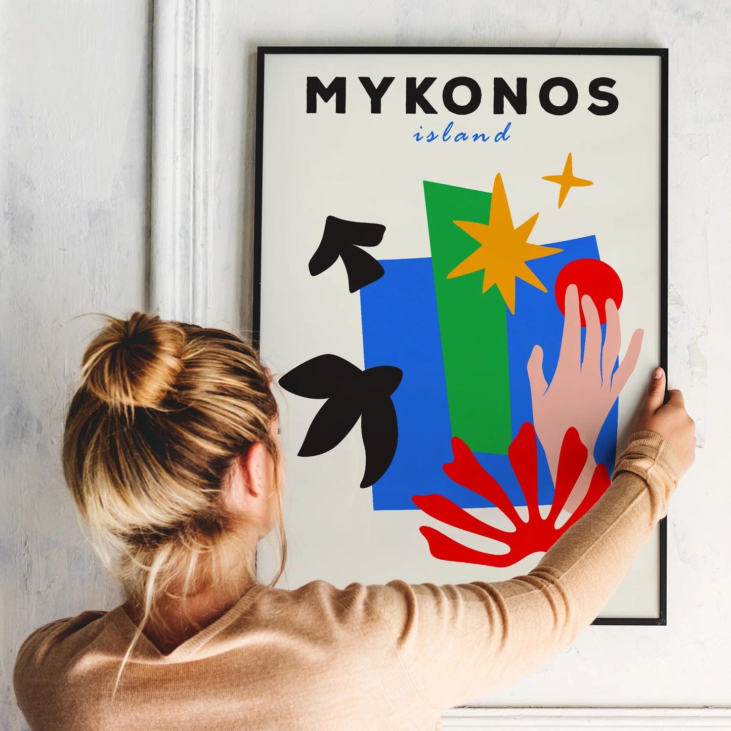 Mykonos Island Greece Poster