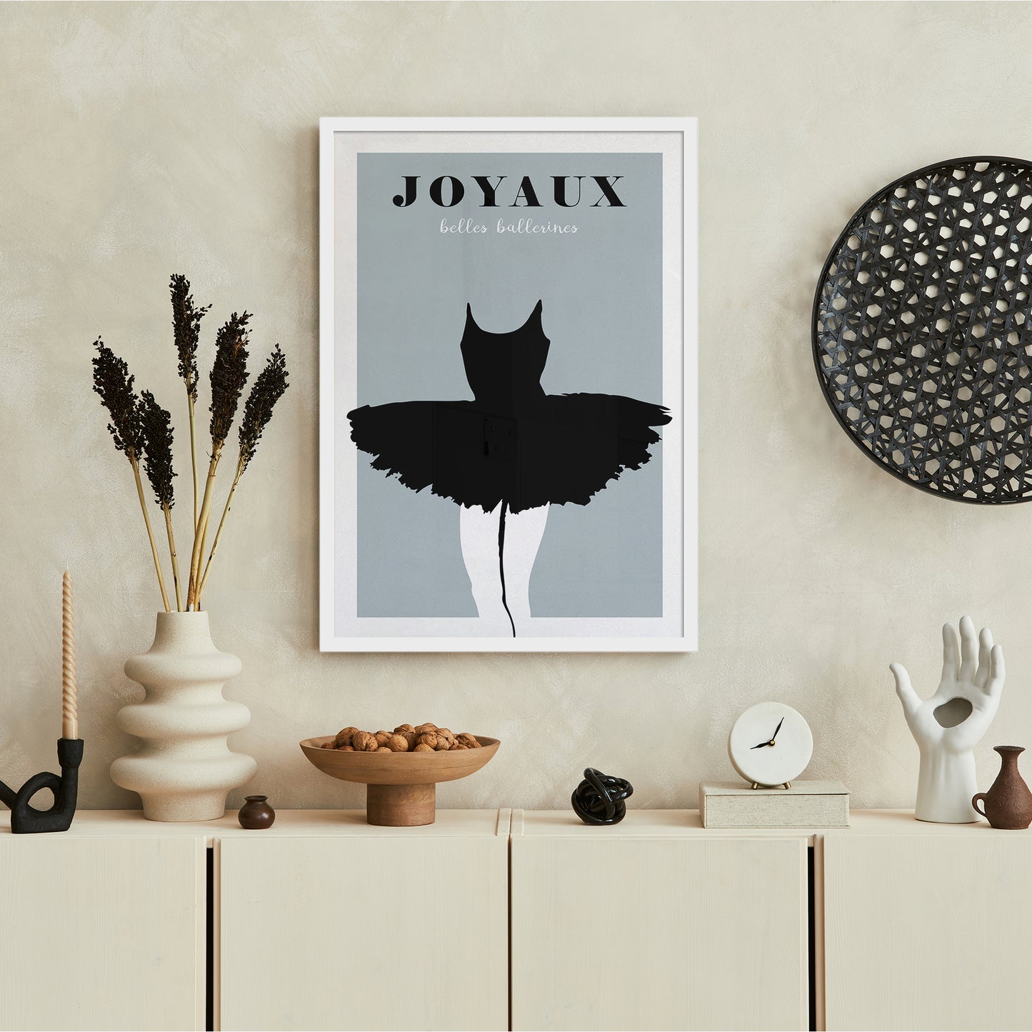 Black Dress Ballet Poster