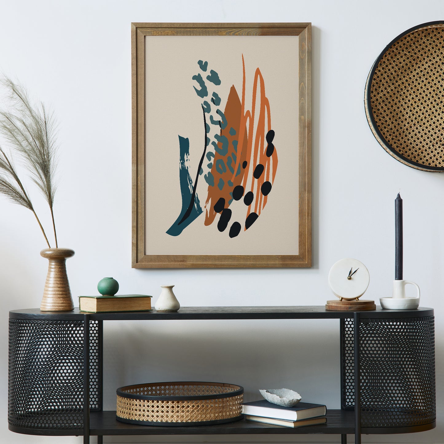 Abstract Bohemian Poster