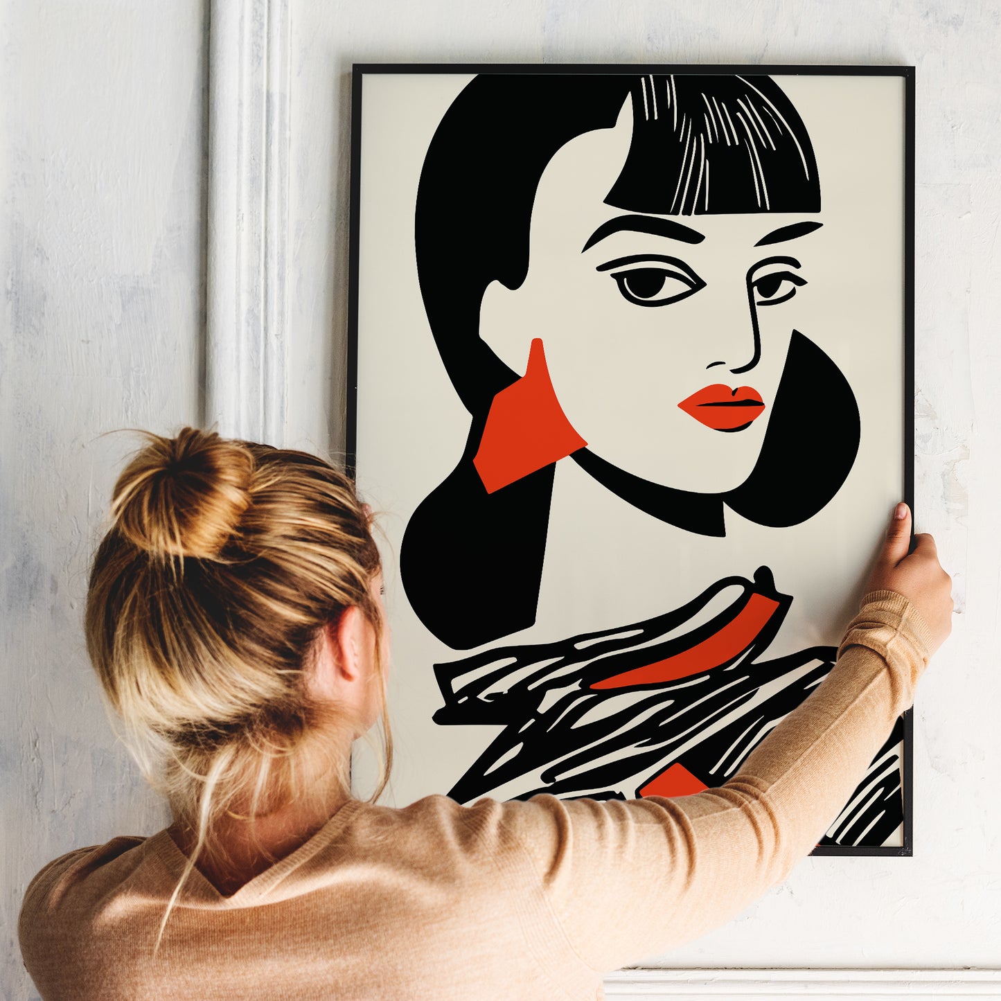 Retro Fashion Woman Poster