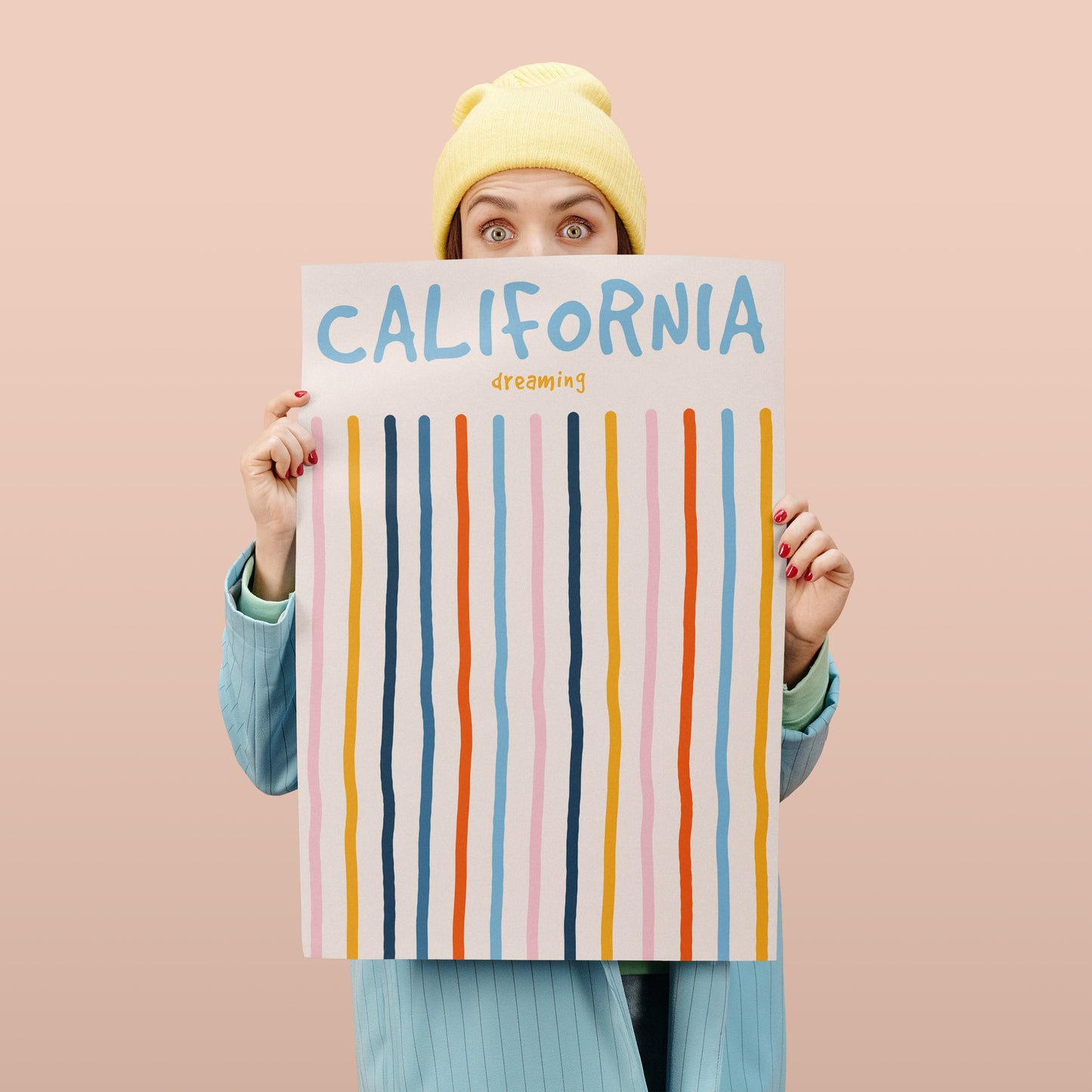 California Dreaming Colorful Poster