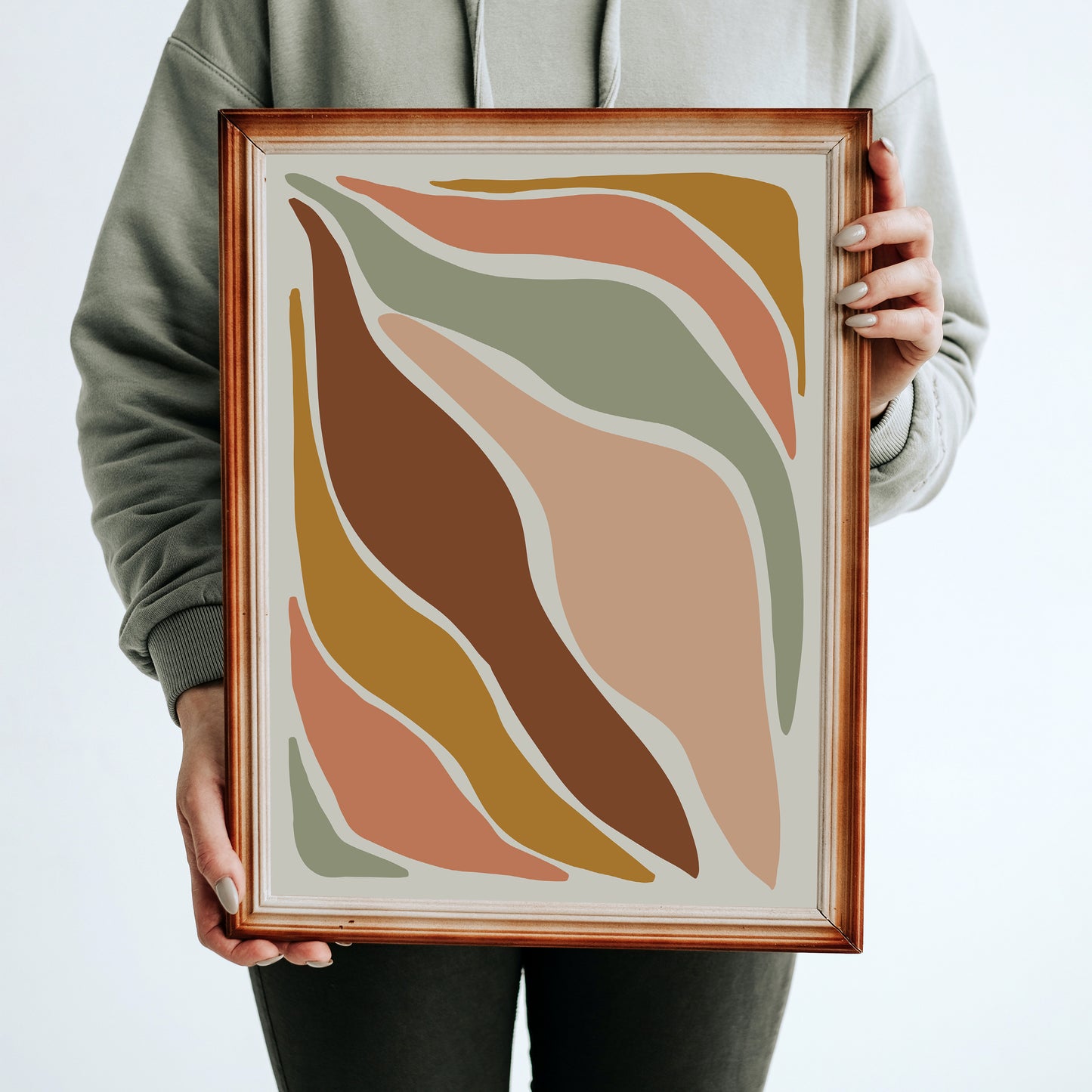 Boho Abstract Colorblocks Poster