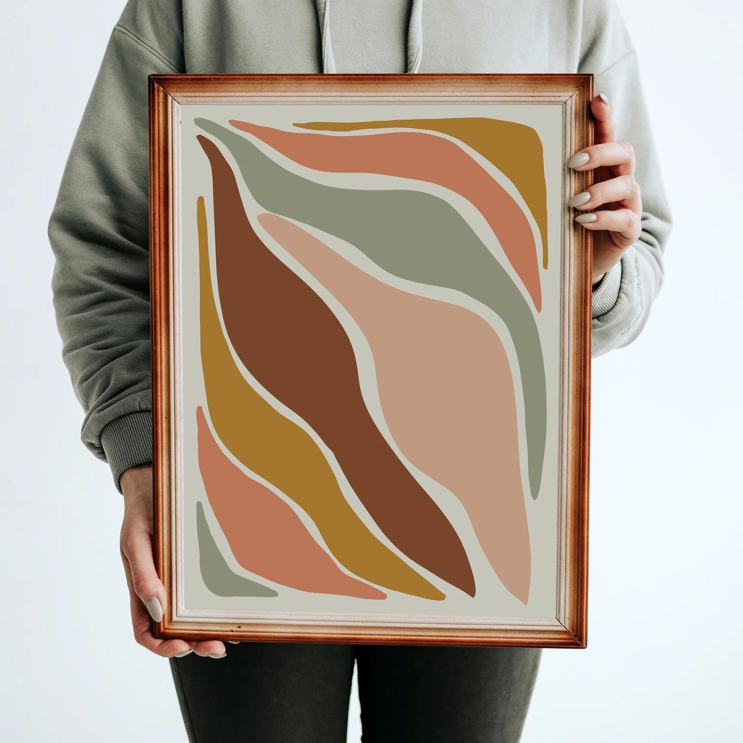 Boho Abstract Colorblocks Poster