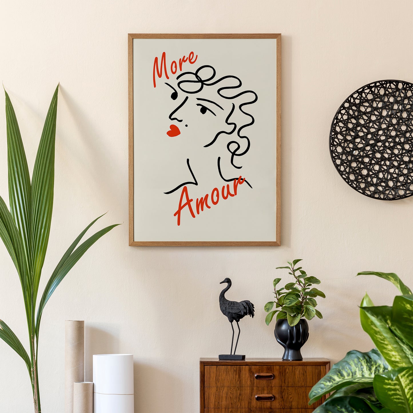 More Amour Woman Art Print