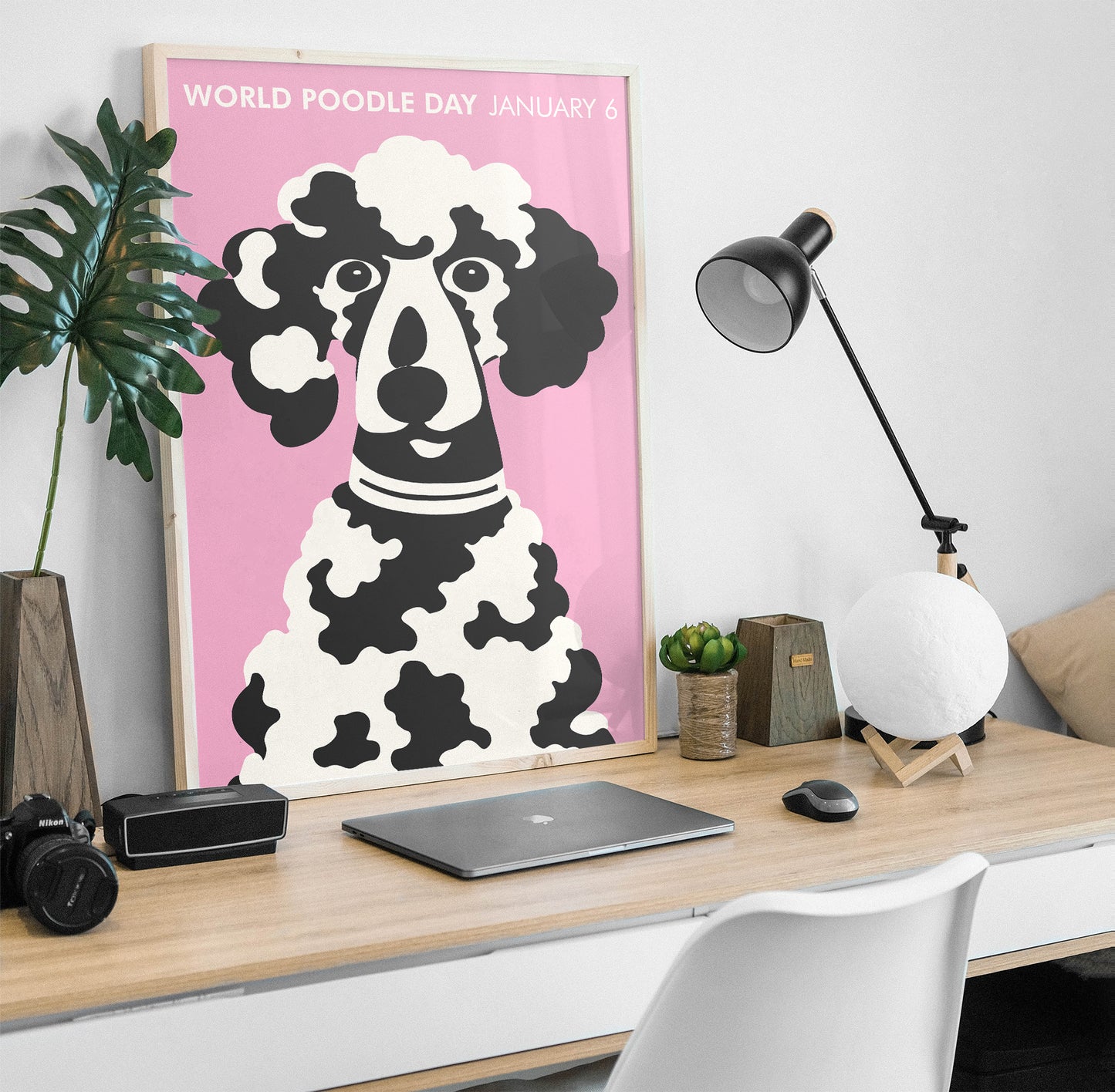 World Poodle Day Pink Poster